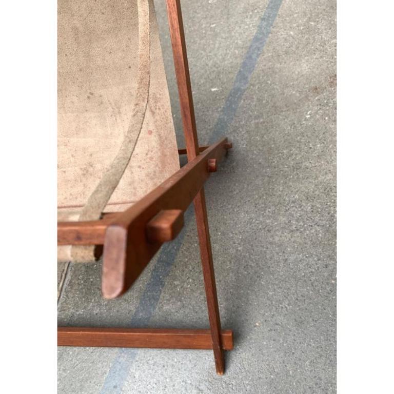 Portariviste pieghevole di metà secolo in teak, anni '60 in vendita 3