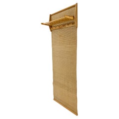 Mid-Century Foldable Reed Wall Hanger, 1970's