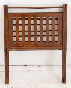 Mid-Century Foldable Wood Magazine Rack