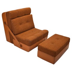 Mid-Century Klappsessel  Schlafcouch, 1968''s
