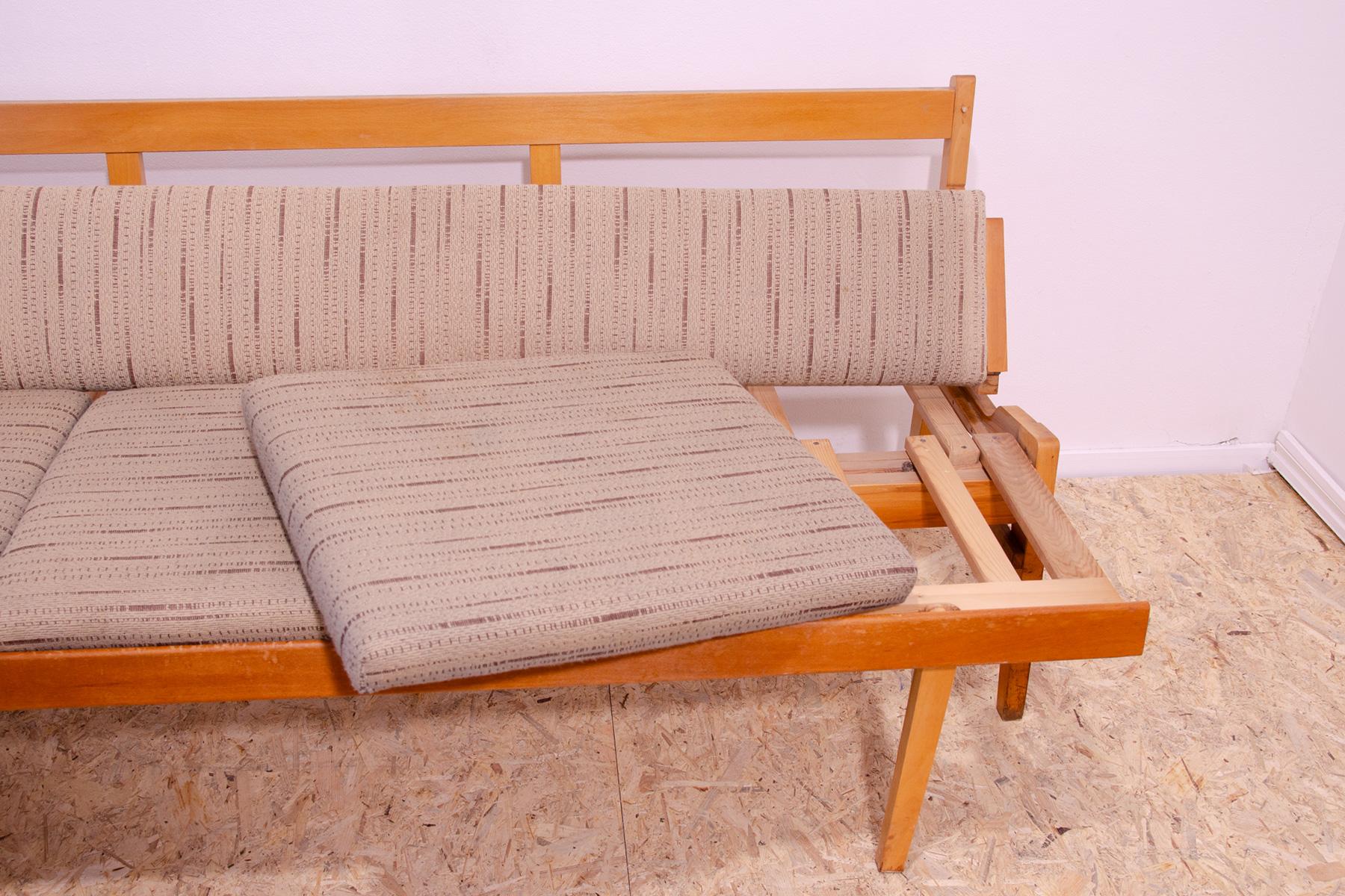 Mid century folding bench, 1960´s, Czechoslovakia For Sale 12