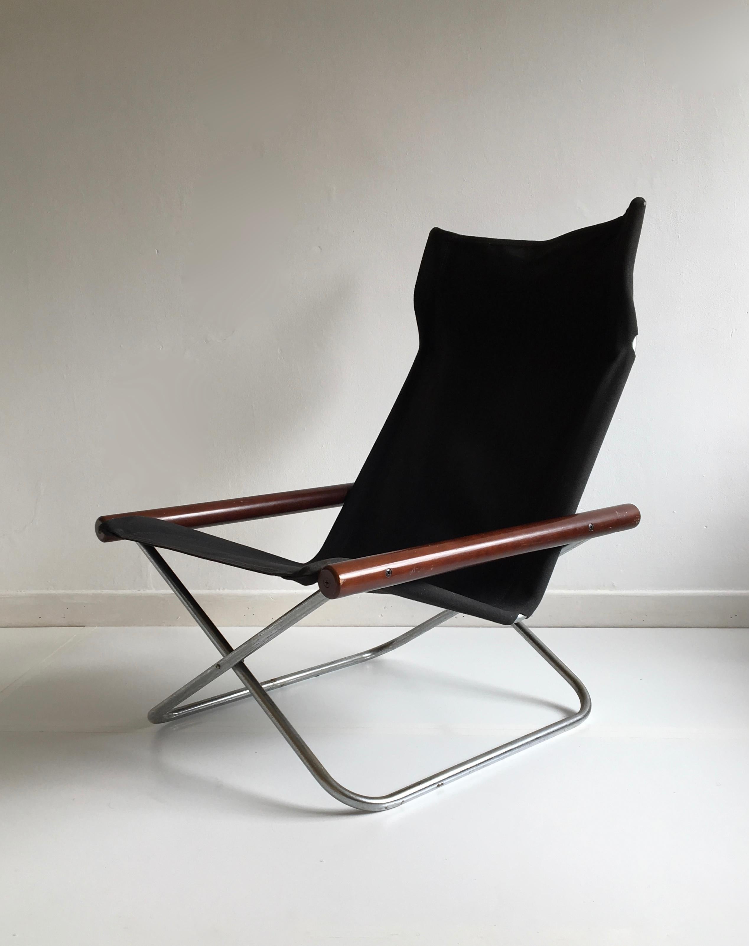The chair was named 'NY' after the designer's family name, meaning 'new' in Danish. It has won many awards and became a permanent feature in the MOMA collection in 1970.

Dimensions (cm, approximate)
Height 86
Width 61
Depth 75.