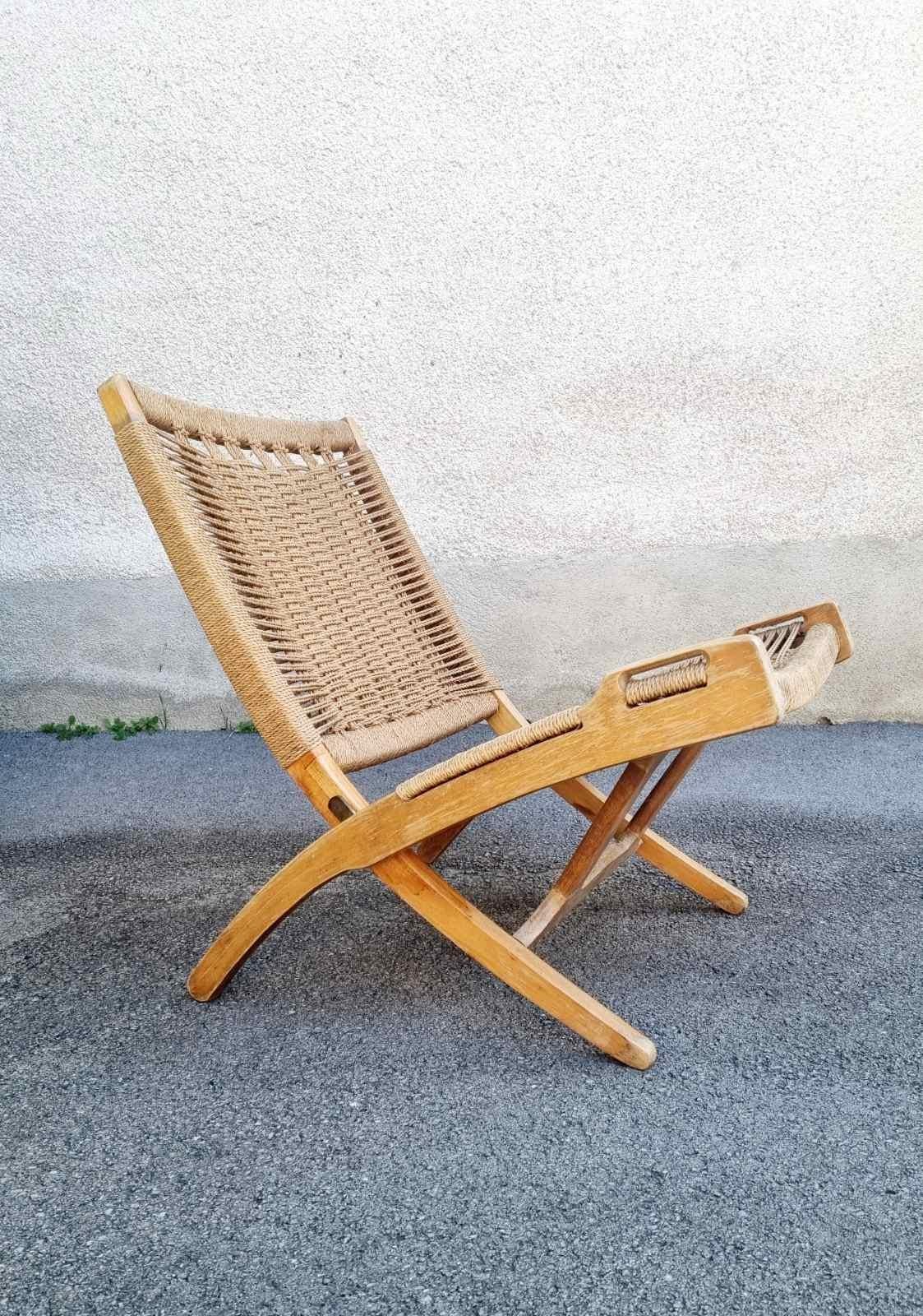 Mid-Century moderno Sedia Foldes di Ebert Wels, anni '60, metà del secolo scorso in vendita