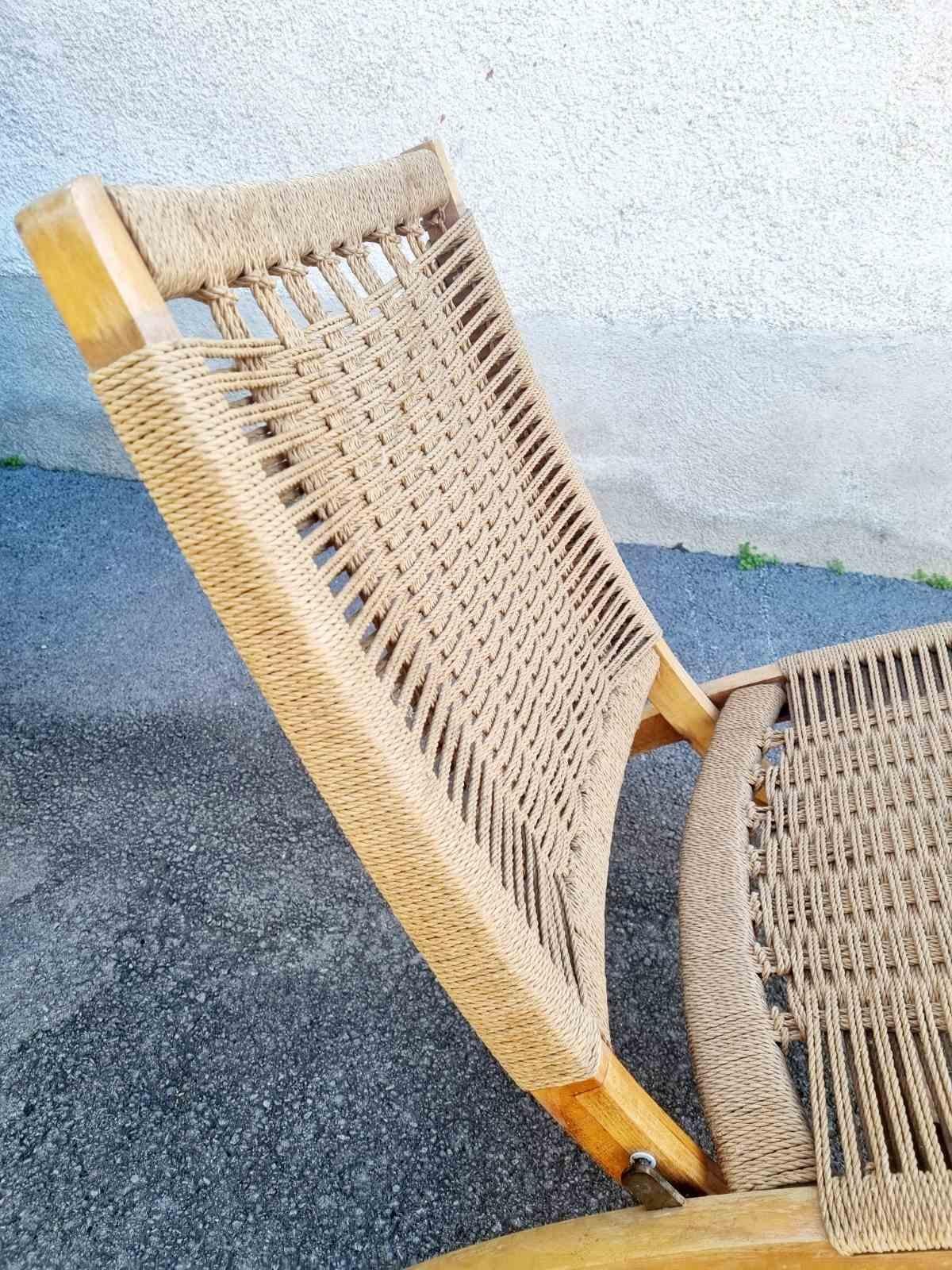 Metà XX secolo Sedia Foldes di Ebert Wels, anni '60, metà del secolo scorso in vendita