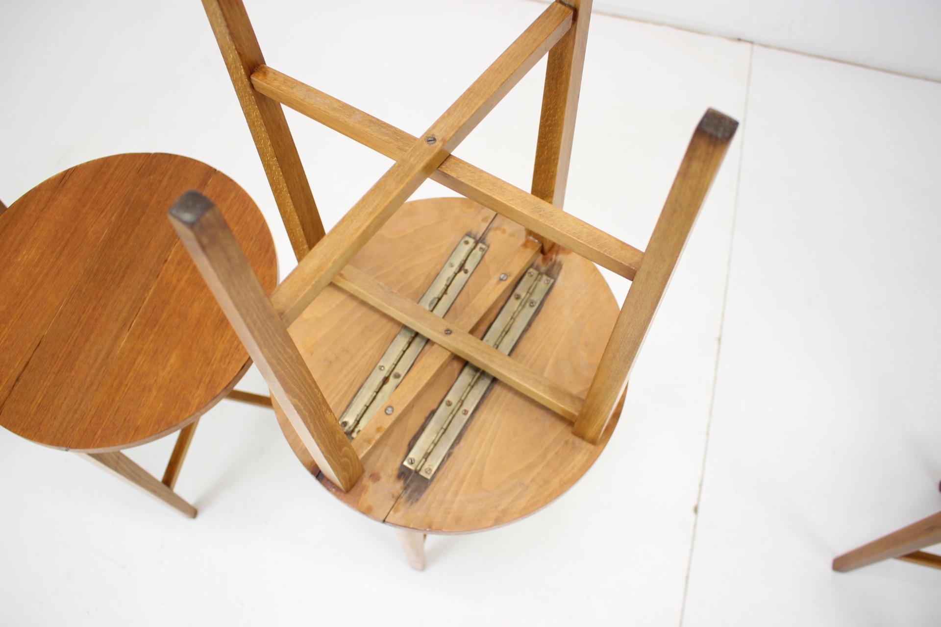 Mid-Century Folding Chair Designed by Poul Hundevad, Denmark, 1960s For Sale 5