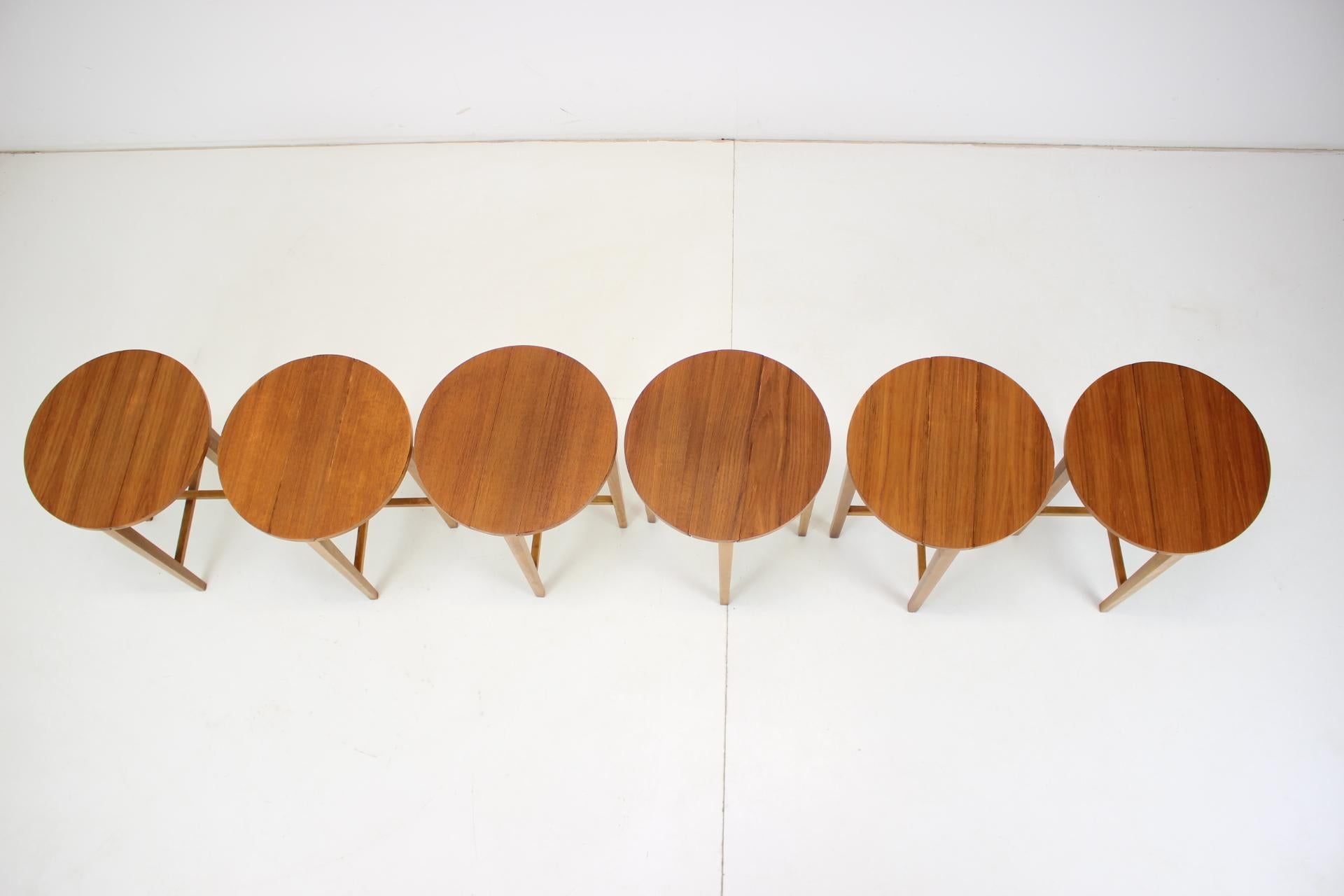 Chaise pliante du milieu du siècle conçue par Poul Hundevad, Danemark, années 1960 Bon état - En vente à Praha, CZ