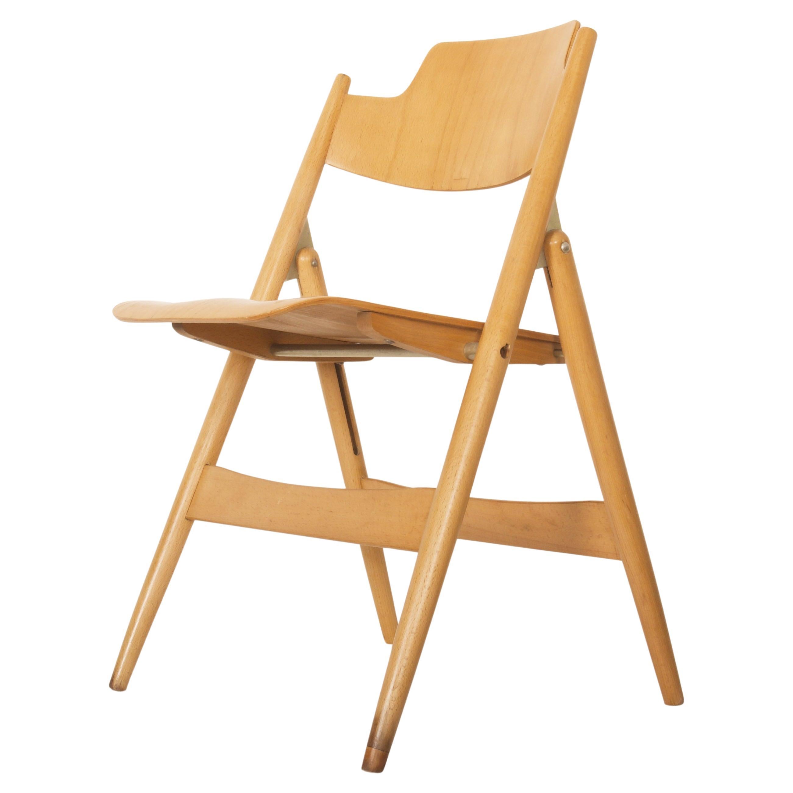 Mid-Century Folding Chair SE18 by Egon Eiermann For Sale