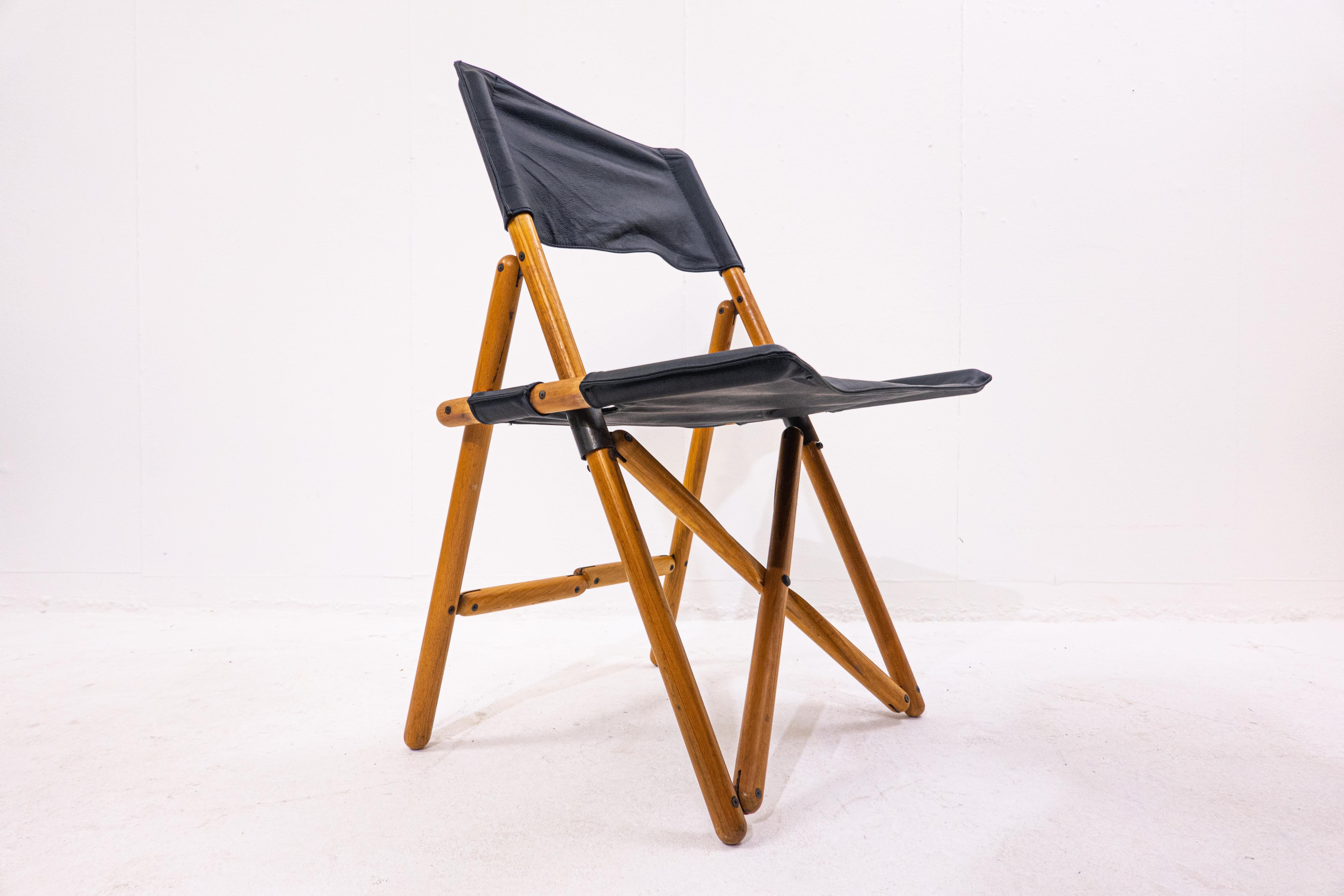 Mid-Century Folding Chairs by Sergio Asti for Zanotta, Italy, 1969 In Good Condition For Sale In Brussels, BE
