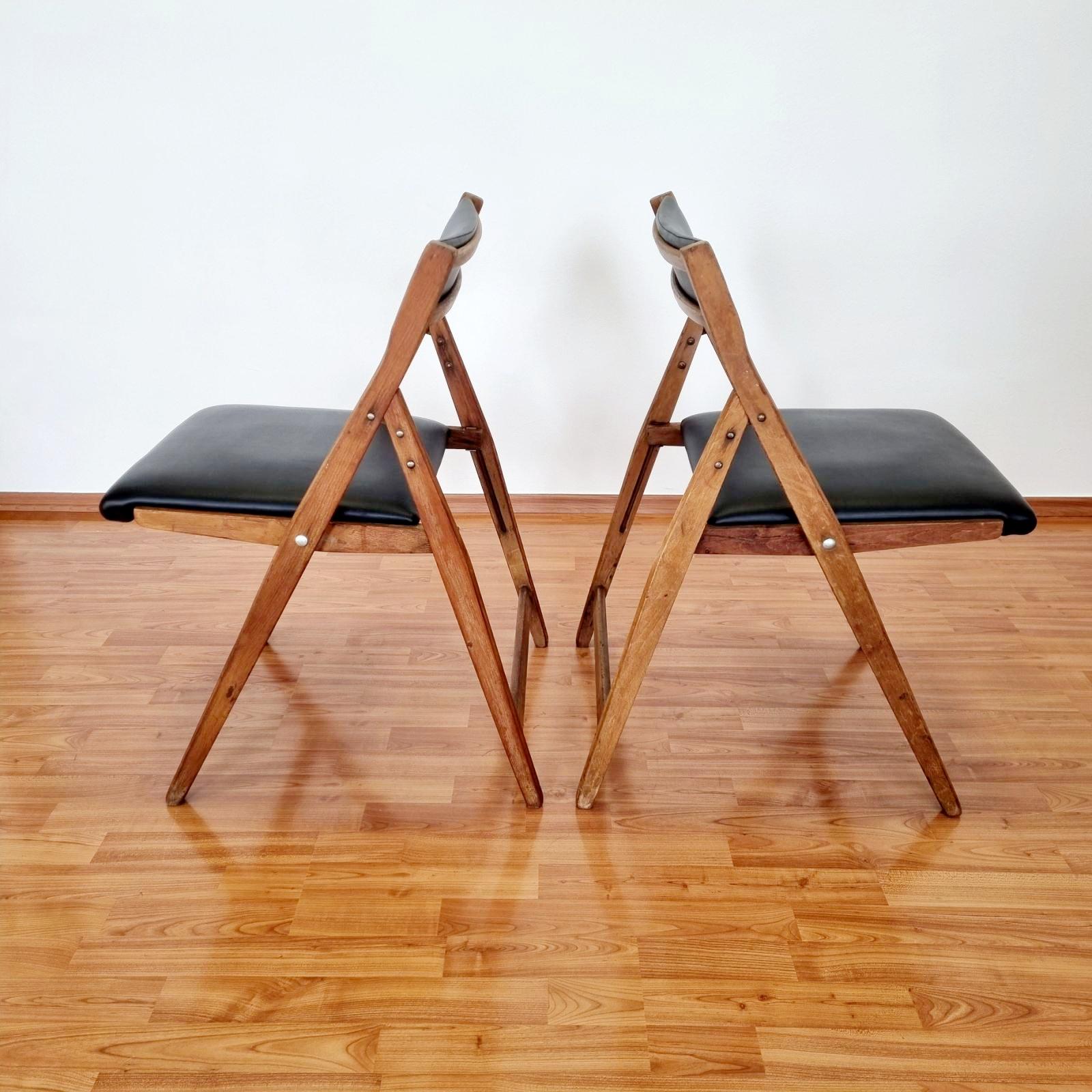 mid century modern folding chair