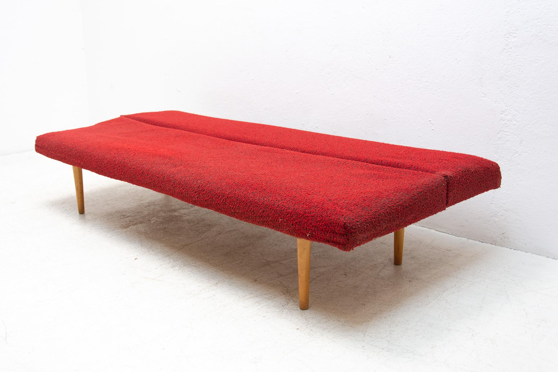 Mid Century Folding Daybed by Miroslav Navrátil, 1960´s, Czechoslovakia For Sale 4