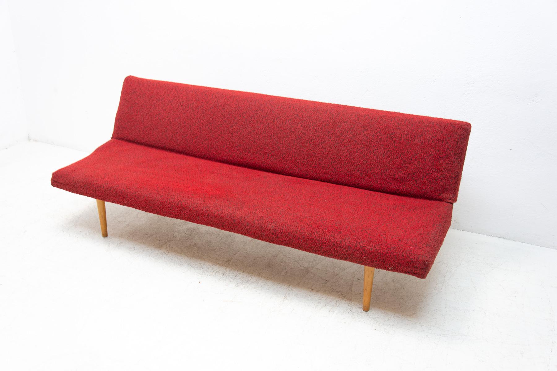 Mid Century Folding Daybed by Miroslav Navrátil, 1960´s, Czechoslovakia For Sale 10