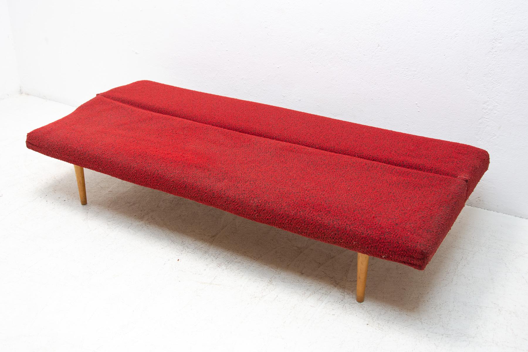 Mid Century Folding Daybed by Miroslav Navrátil, 1960´s, Czechoslovakia For Sale 2