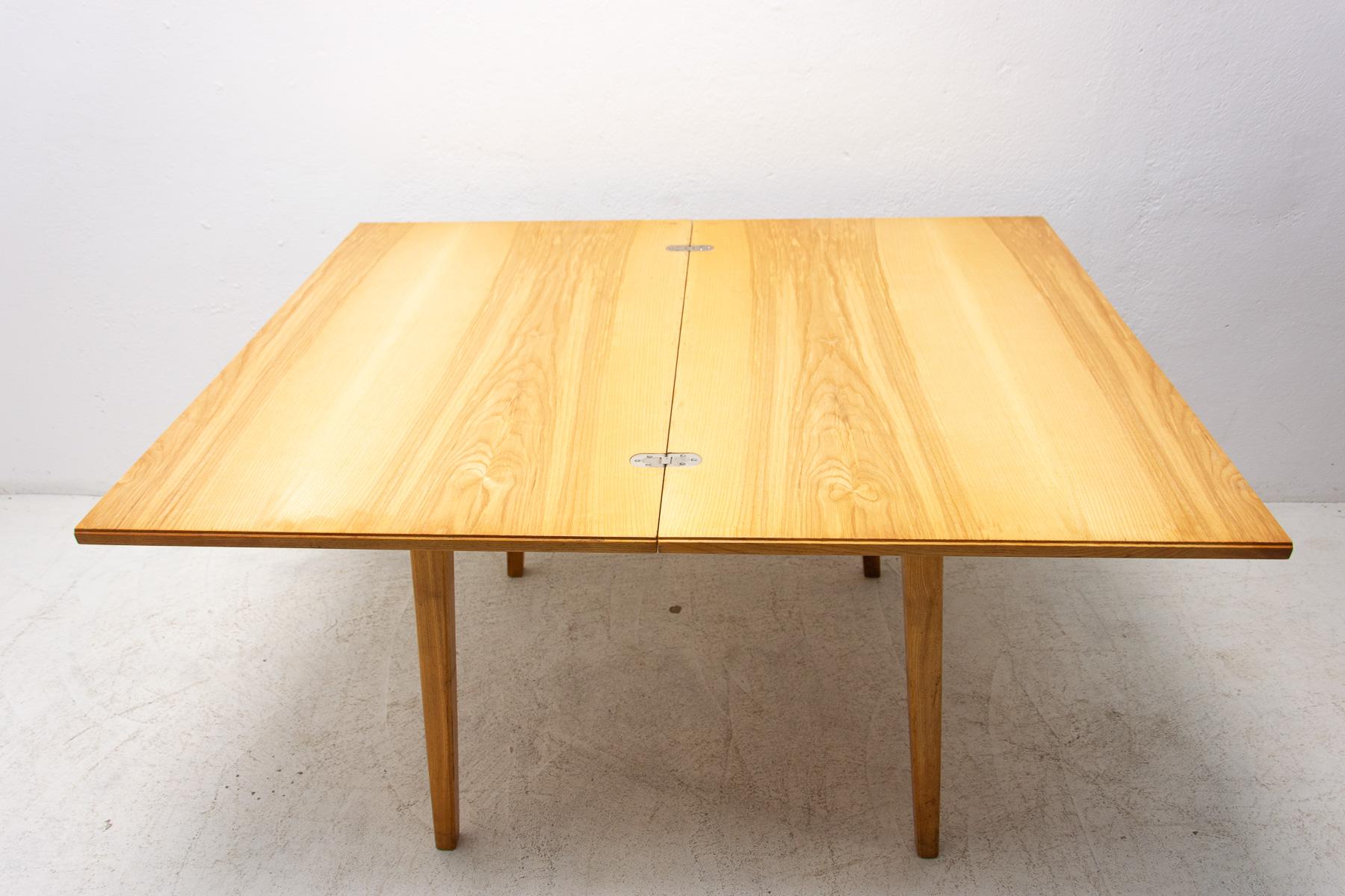 Mid-Century Folding Dining Table by Bohumil Landsman for Jitona, 1970's 7