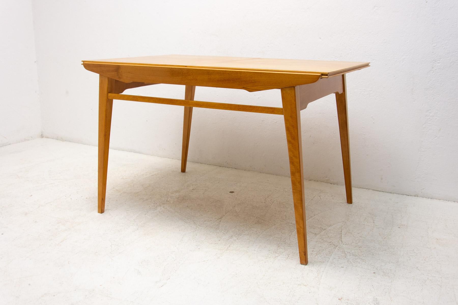 Mid-Century Modern Midcentury Folding Dining Table by Bohumil Landsman for Jitona, 1970s For Sale