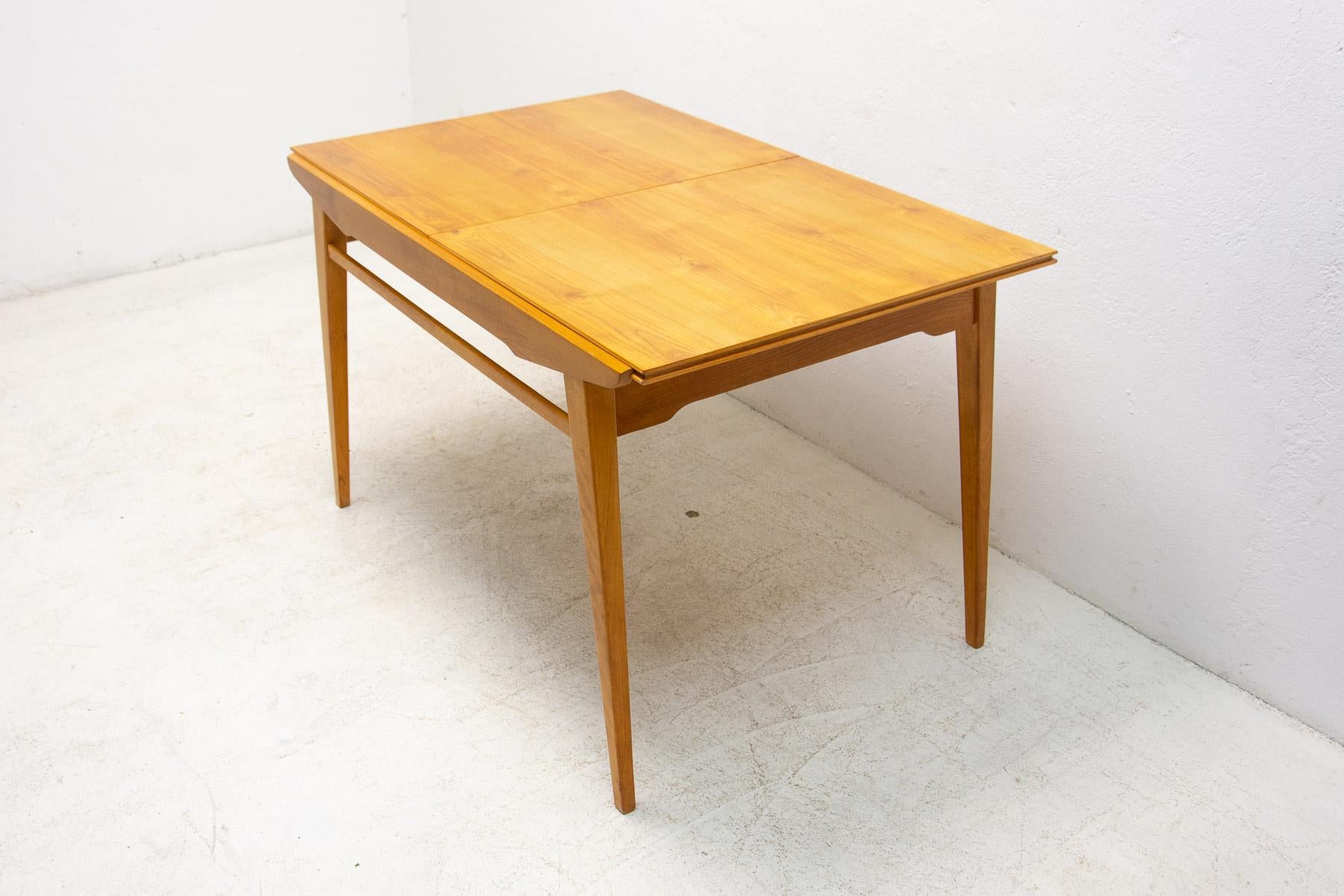 Czech Midcentury Folding Dining Table by Bohumil Landsman for Jitona, 1970s For Sale