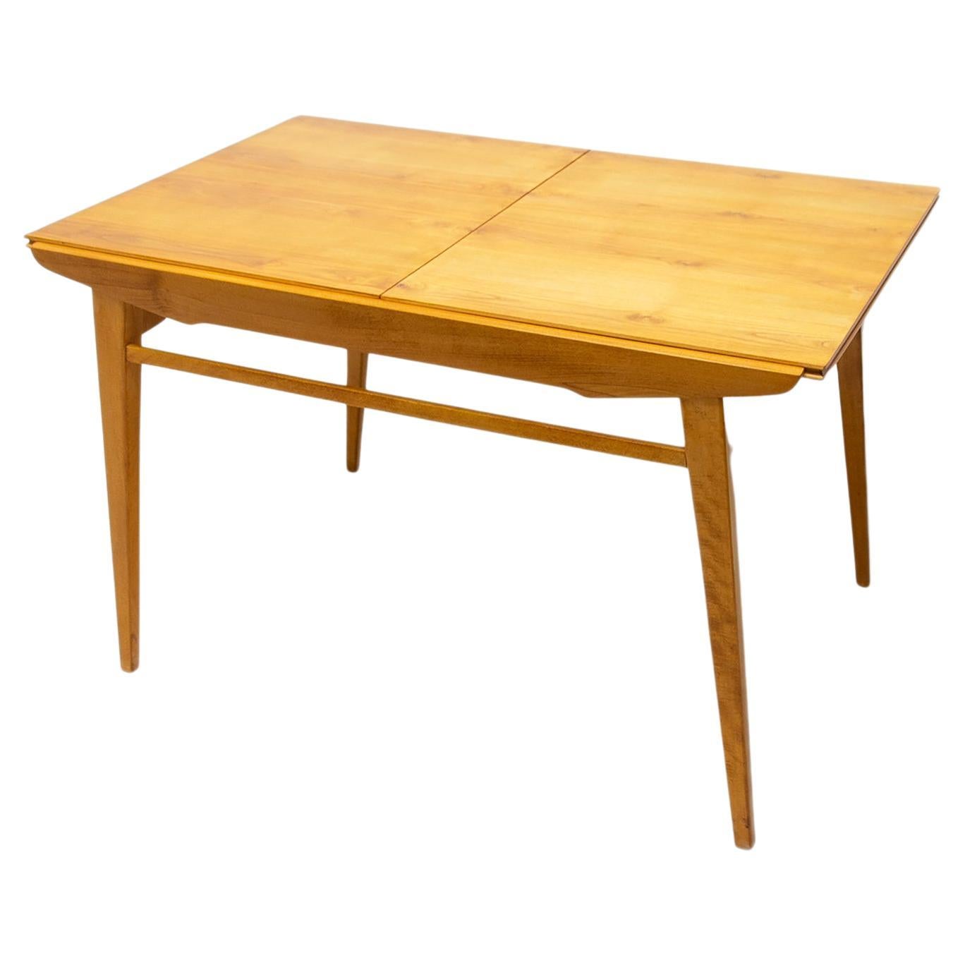 Midcentury Folding Dining Table by Bohumil Landsman for Jitona, 1970s For Sale