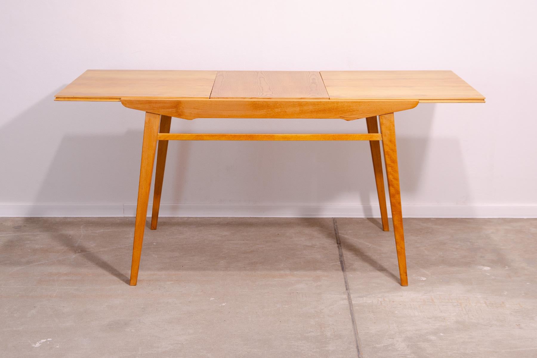 Mid century folding dining table by František Jirák for Tatra nabytok, 1960´s For Sale 4