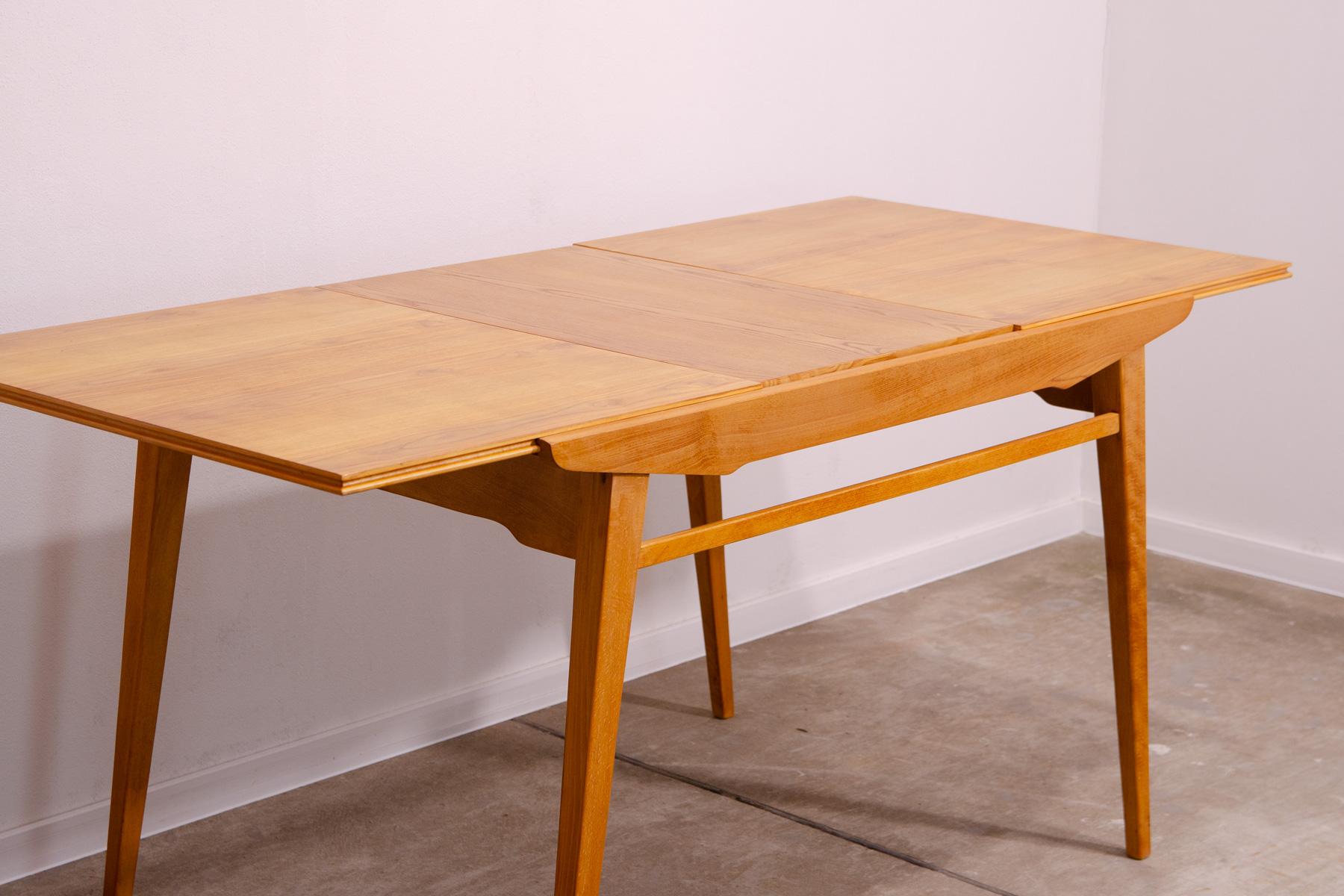 Mid century folding dining table by František Jirák for Tatra nabytok, 1960´s For Sale 6