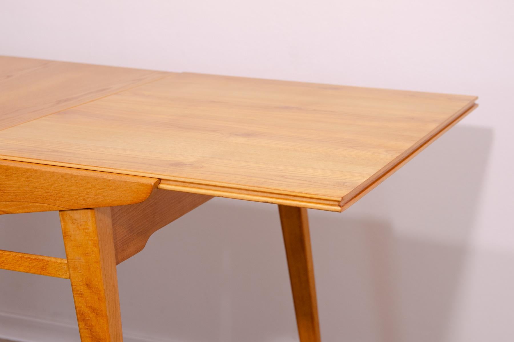 Mid century folding dining table by František Jirák for Tatra nabytok, 1960´s For Sale 9