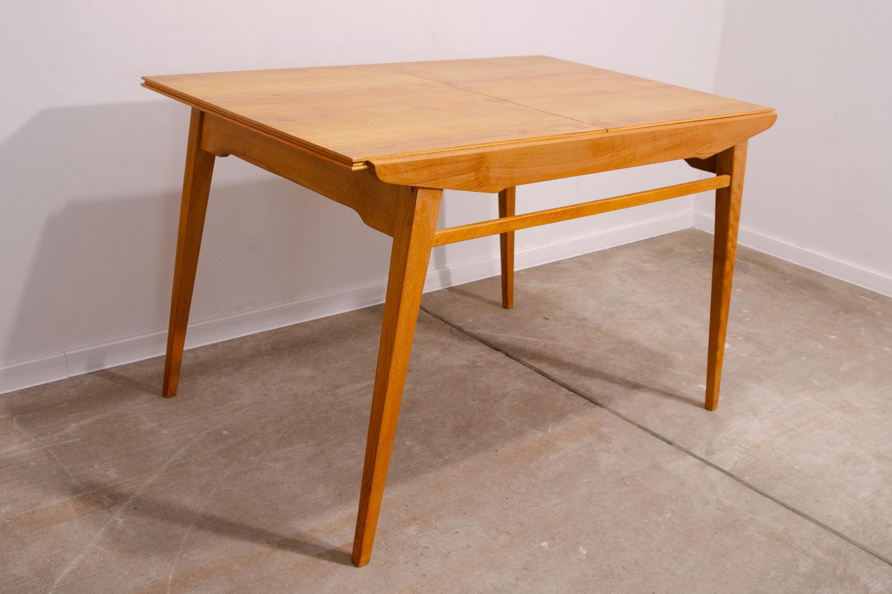 Mid-Century Modern Mid century folding dining table by František Jirák for Tatra nabytok, 1960´s For Sale