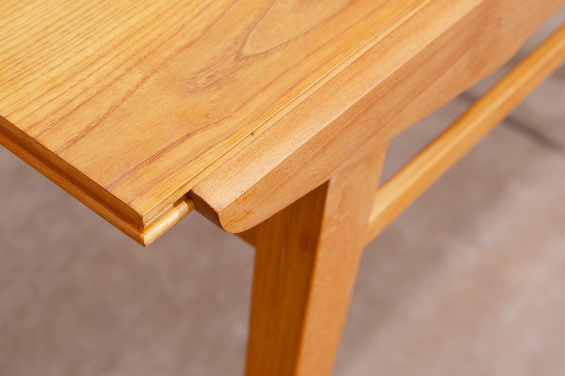 Wood Mid century folding dining table by František Jirák for Tatra nabytok, 1960´s For Sale