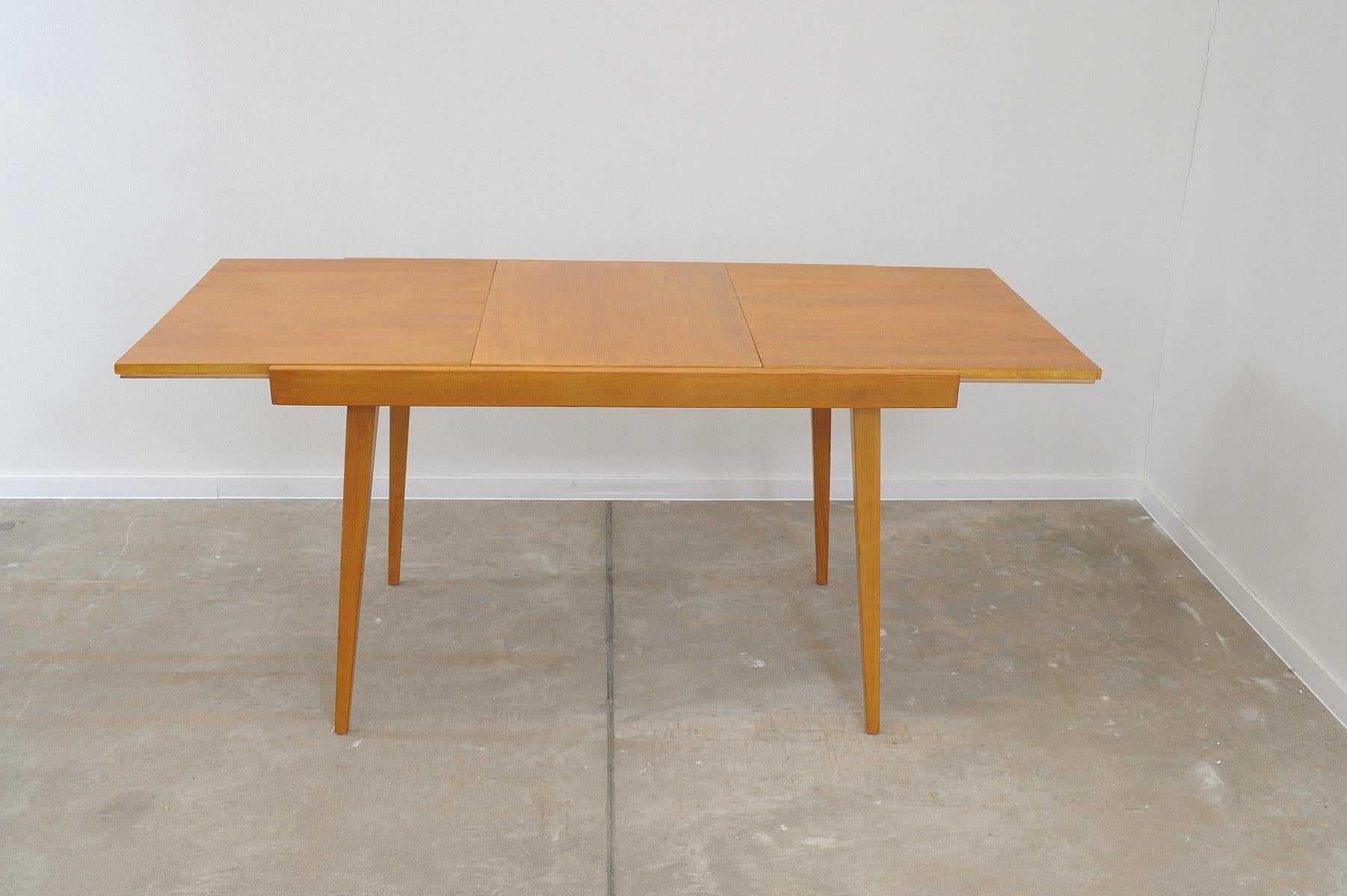 Mid century folding dining table by František Jirák for Tatra nábytok, 1970´s For Sale 5