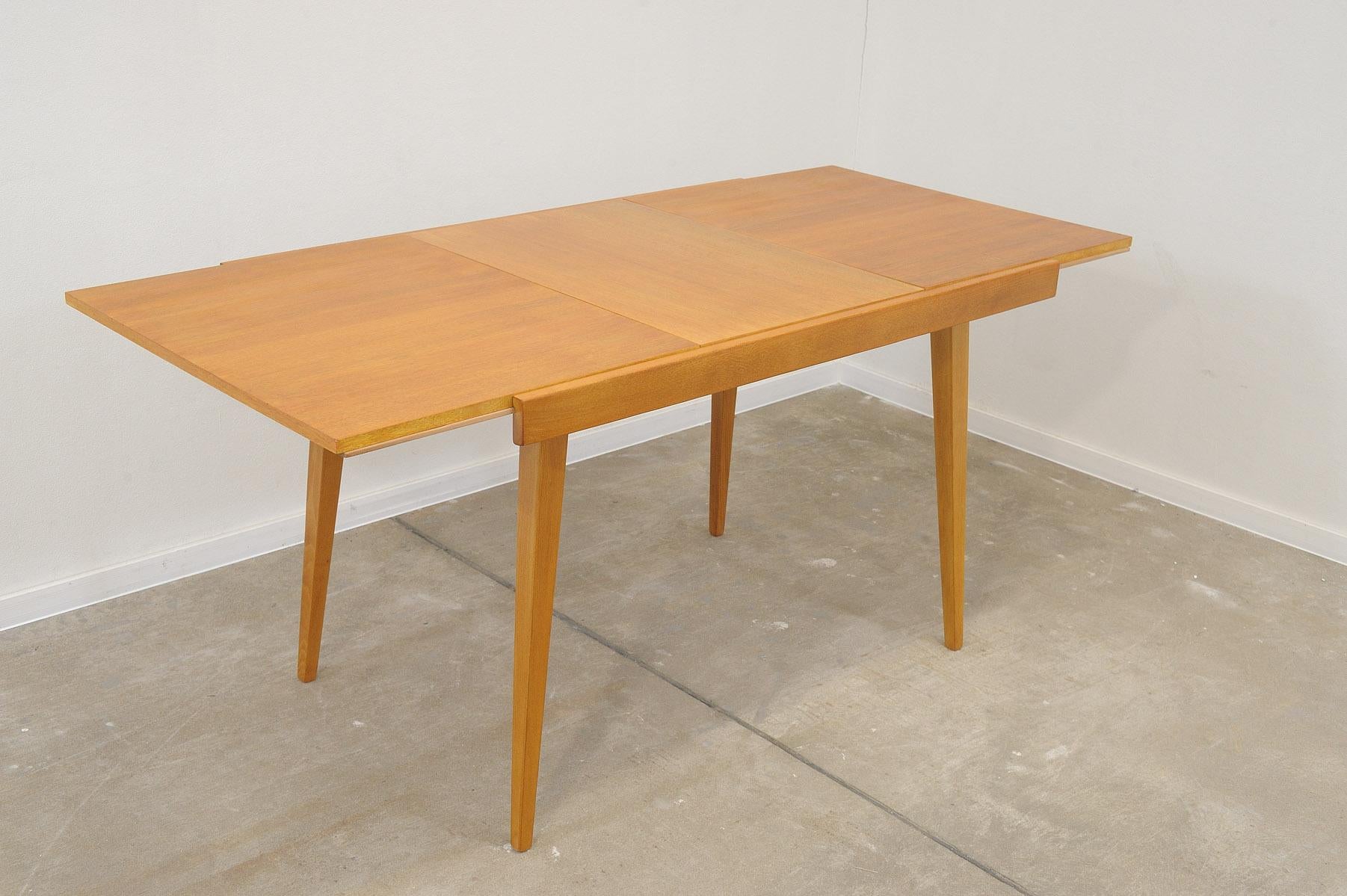 Mid century folding dining table by František Jirák for Tatra nábytok, 1970´s For Sale 7