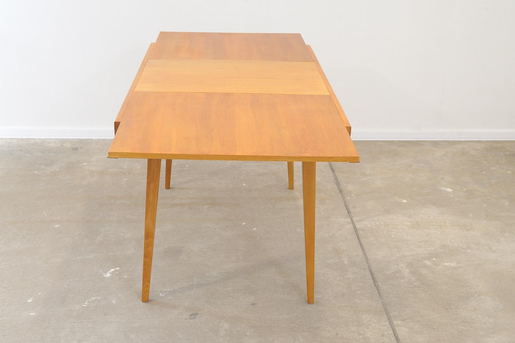 Mid century folding dining table by František Jirák for Tatra nábytok, 1970´s For Sale 11