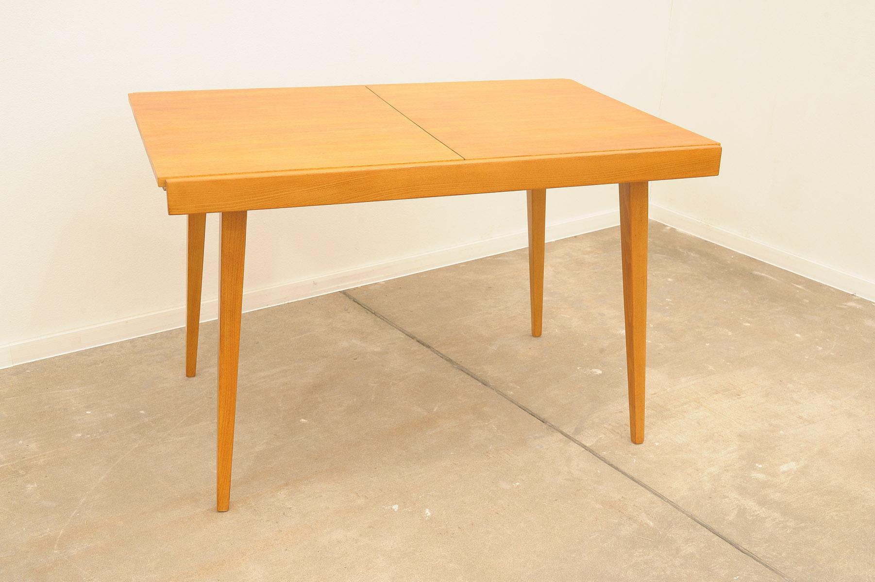 Mid century folding dining table by František Jirák for Tatra nábytok, 1970´s For Sale 13