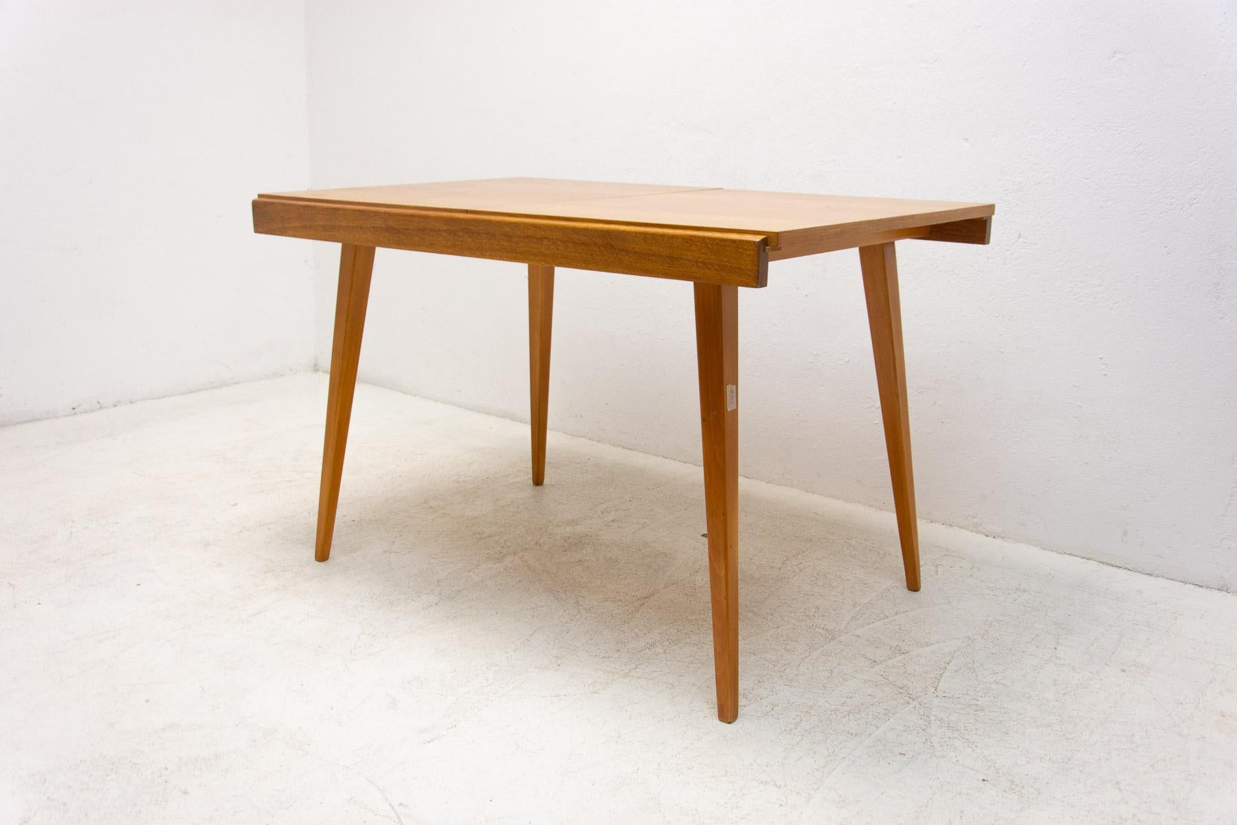 Mid-Century Modern Midcentury Folding Dining Table by František Jirák for Tatra Nábytok, 1970s For Sale