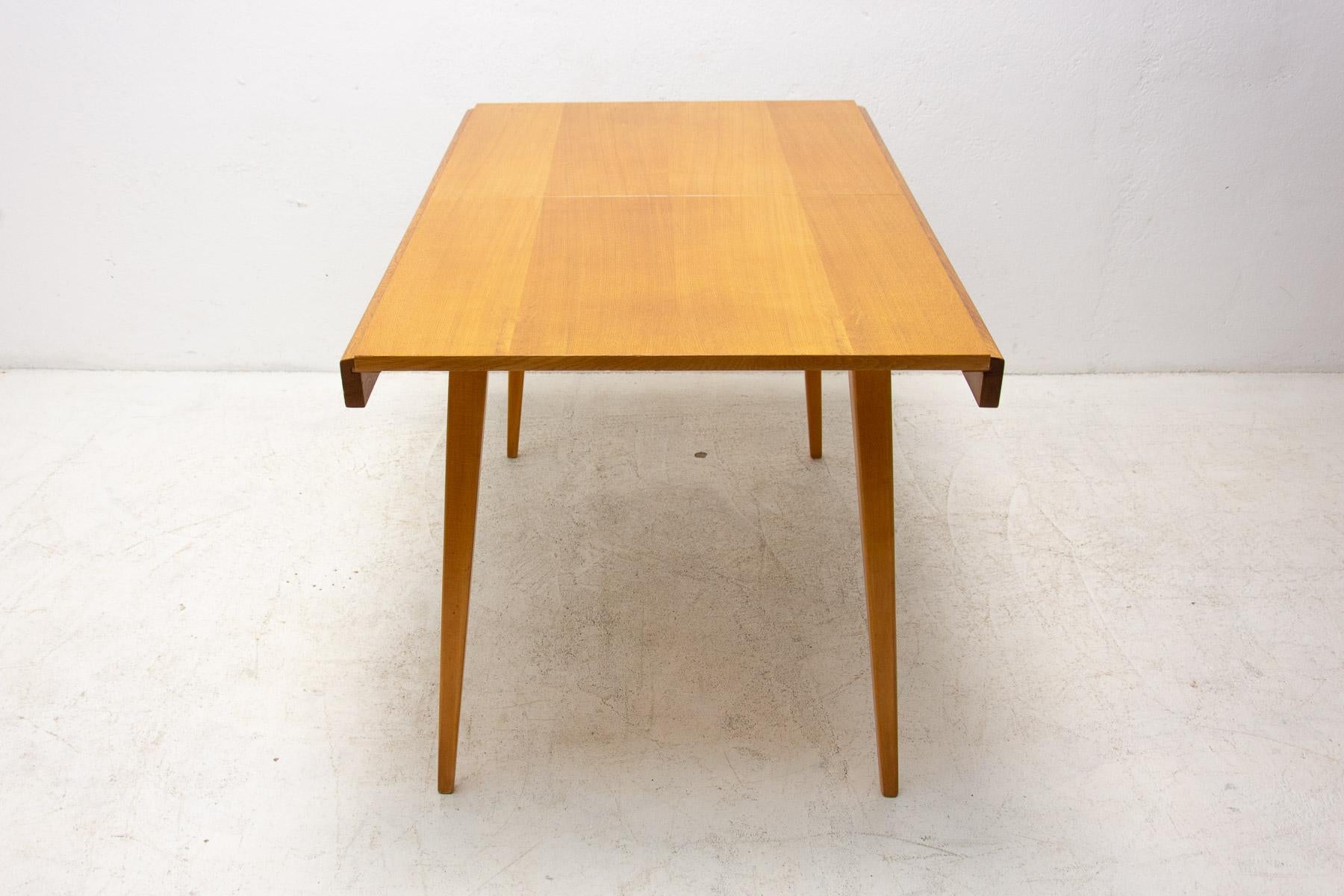 20th Century Midcentury Folding Dining Table by František Jirák for Tatra Nábytok, 1970s For Sale