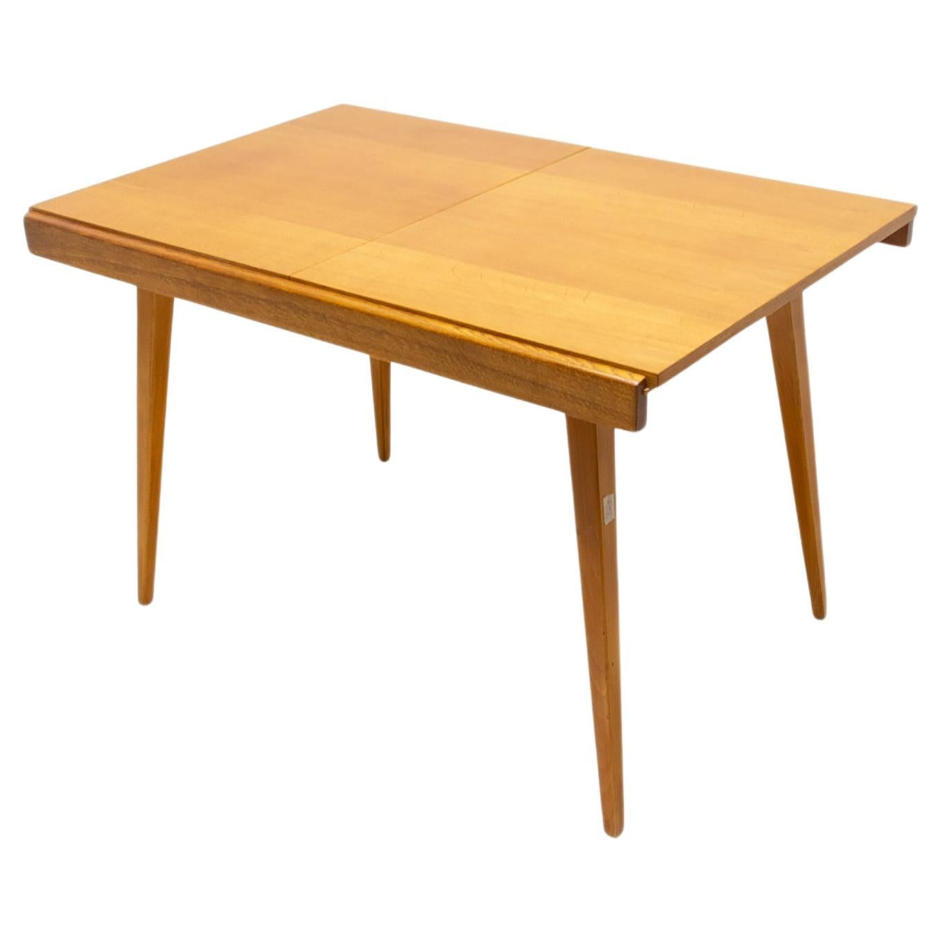 Table de salle à manger pliante du milieu du siècle par František Jirák pour Tatra nábytok, années 1970 en vente