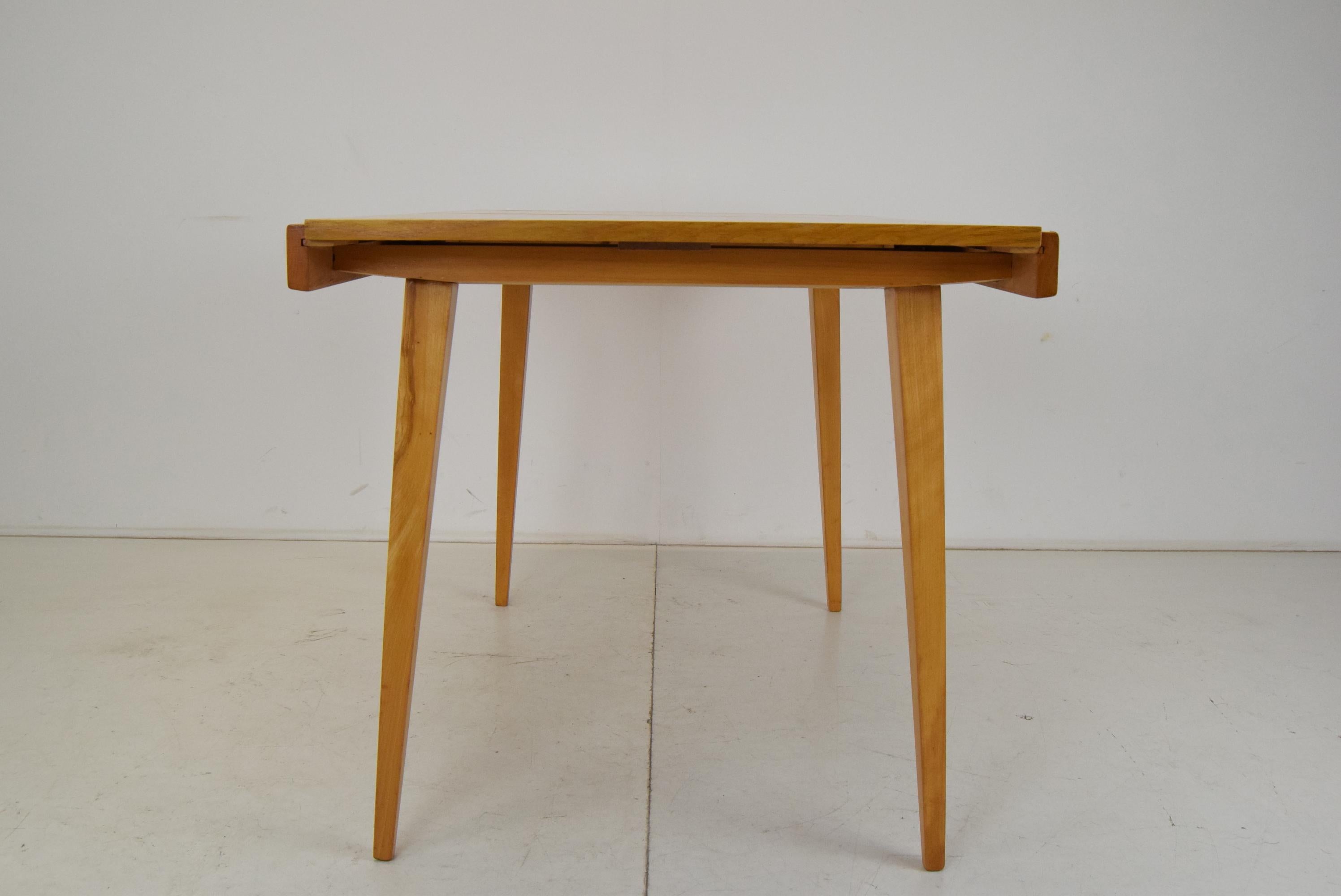 Mid-Century Folding Dining Table by Frantisek Jirak for Tatra, 1960's For Sale 2