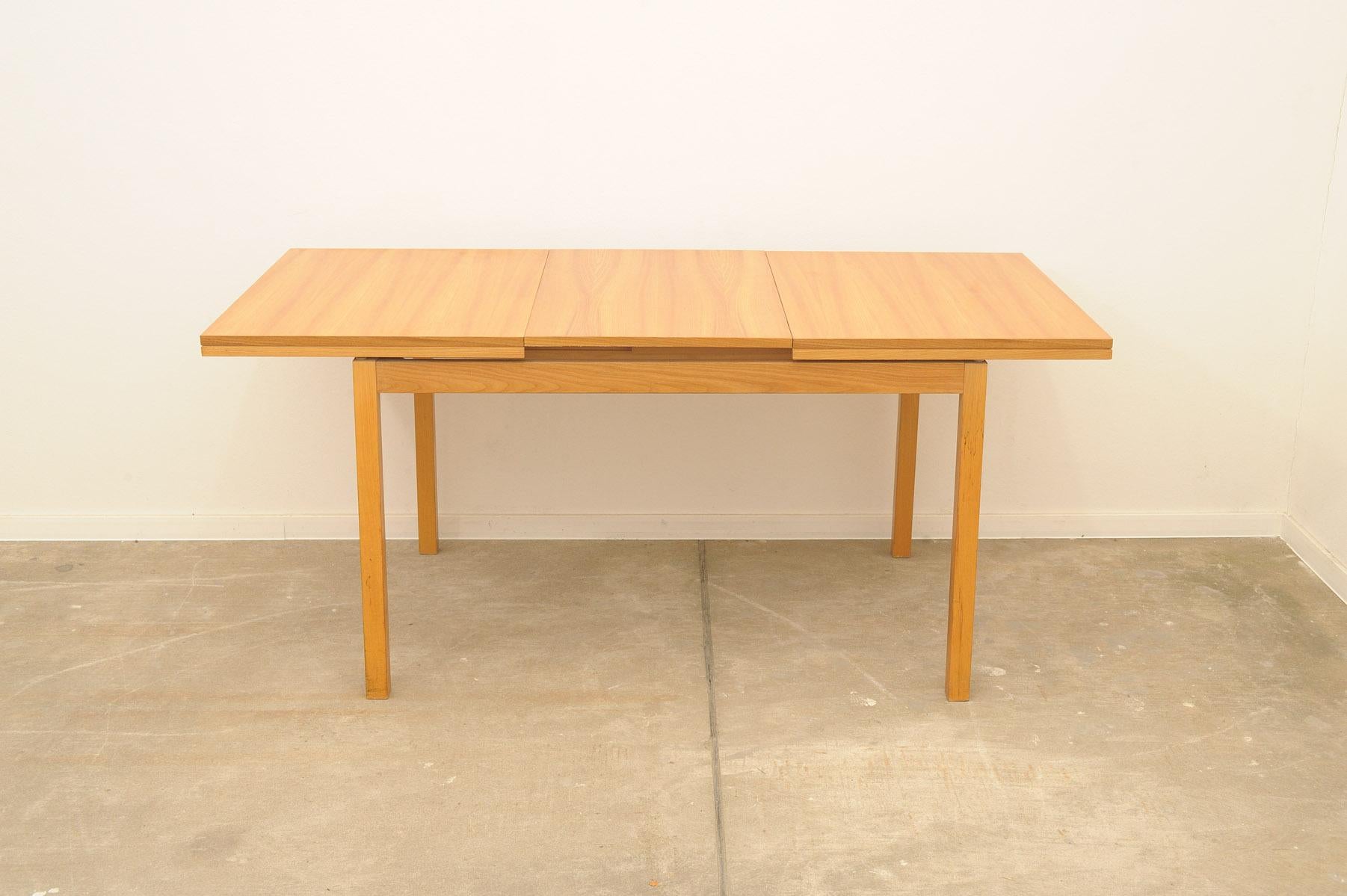 20th Century  Mid century folding dining table by Jitona, 1970´s, Czechoslovakia For Sale