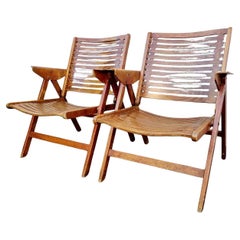 Fauteuils de salon pliants Rex conçus par Niko Kralj, Slovénie, années 60