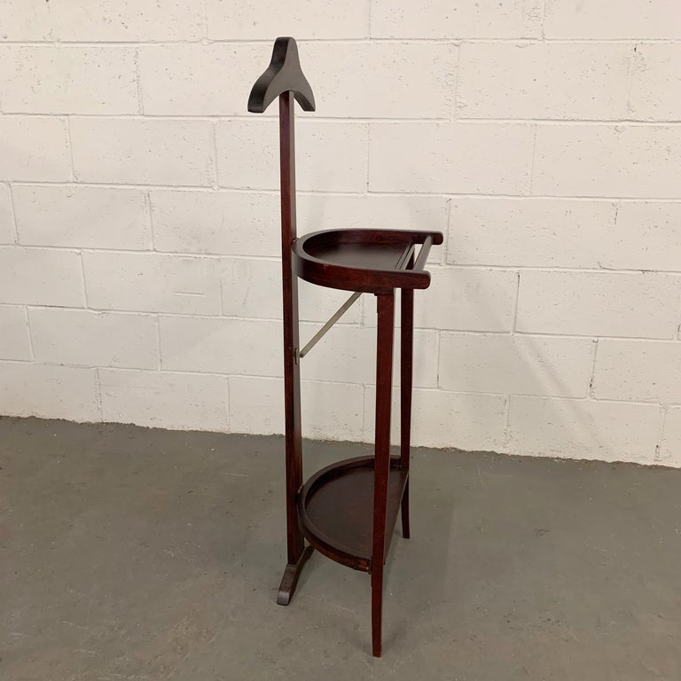 Midcentury Folding Maple Valet by Howe at 1stDibs
