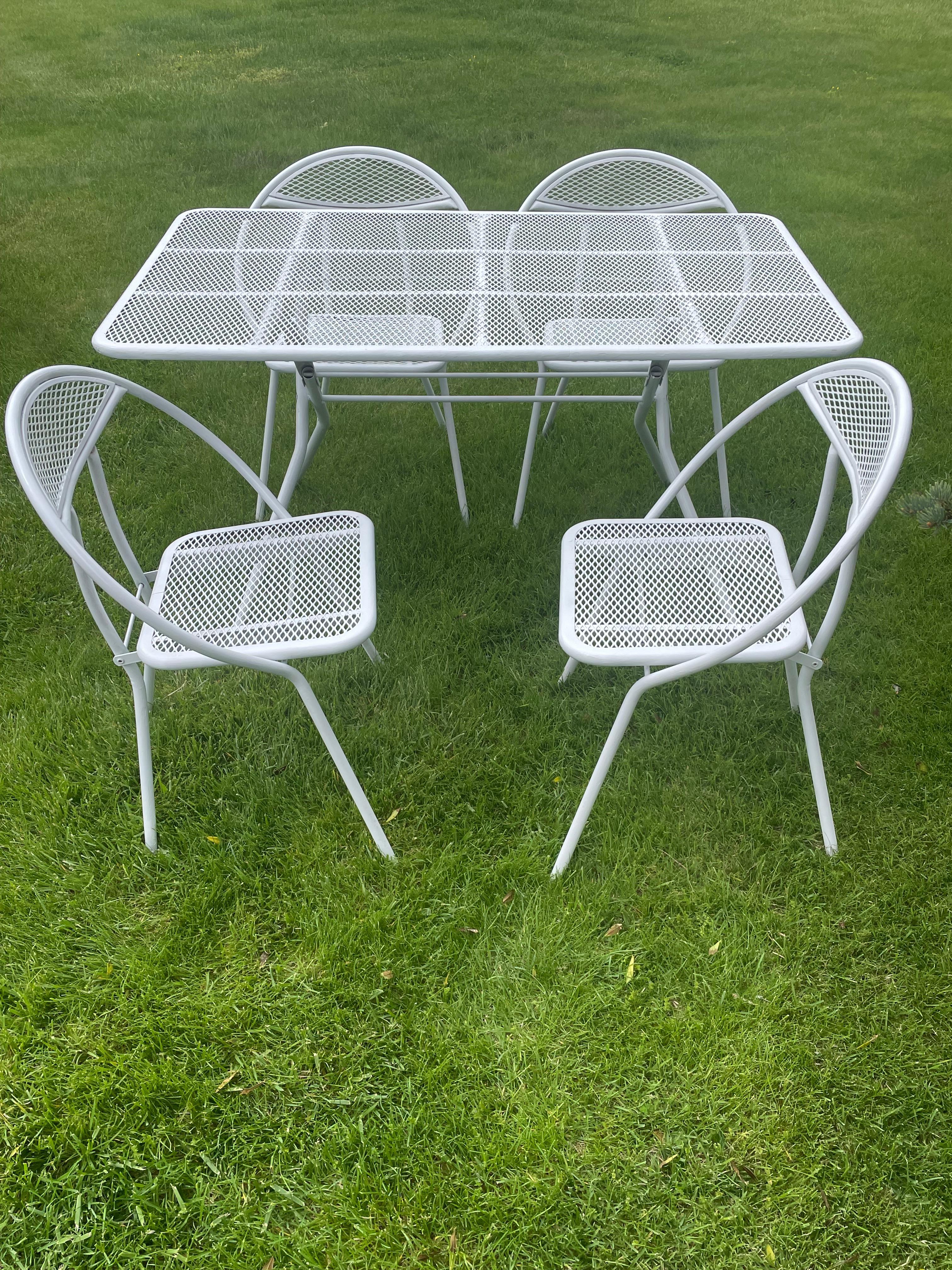 Acciaio Foldes del Medioevo  Set Patio Rid Jid di Salterini in vendita
