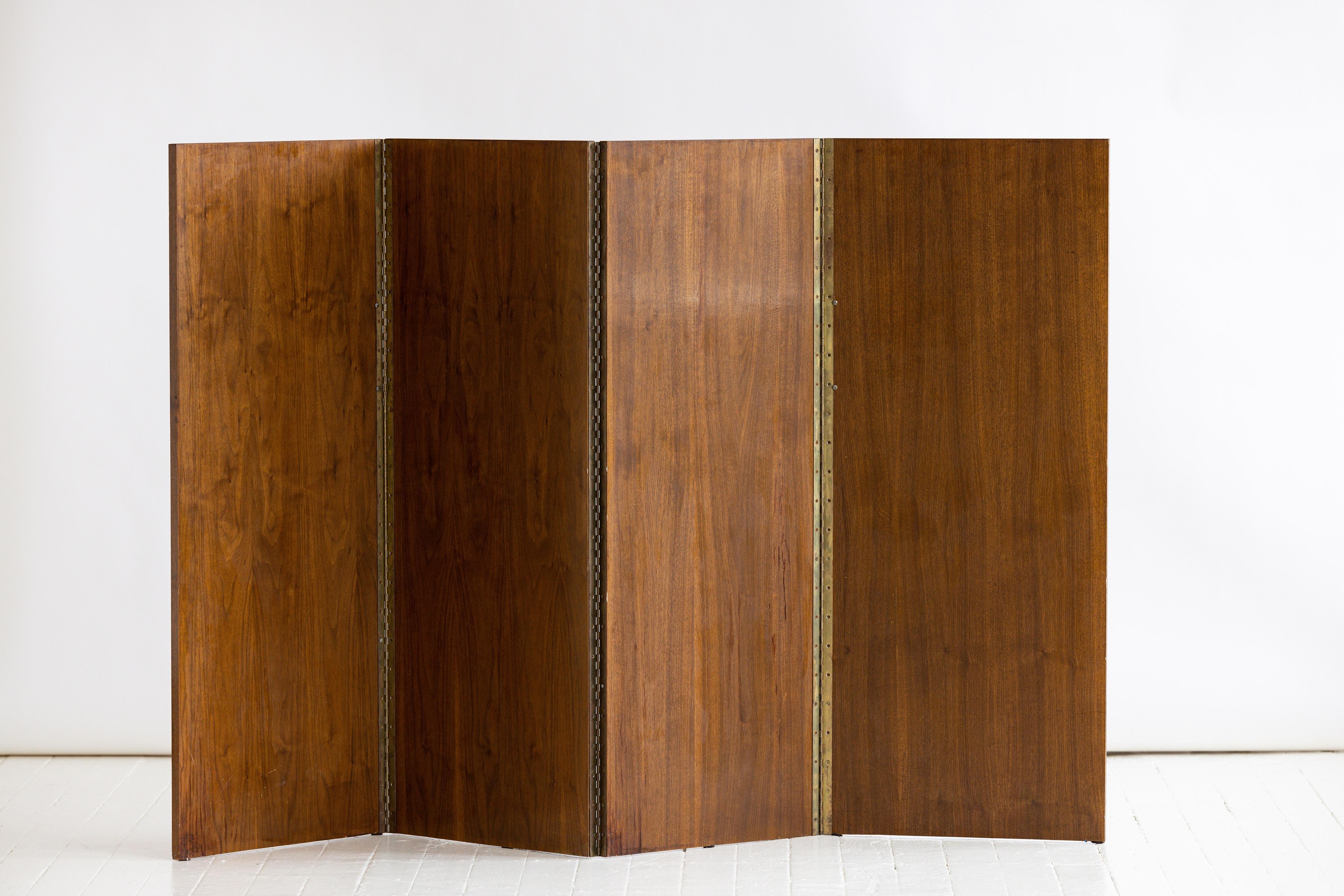 Mid-Century Modern Mid-Century Folding Screen Divider For Sale