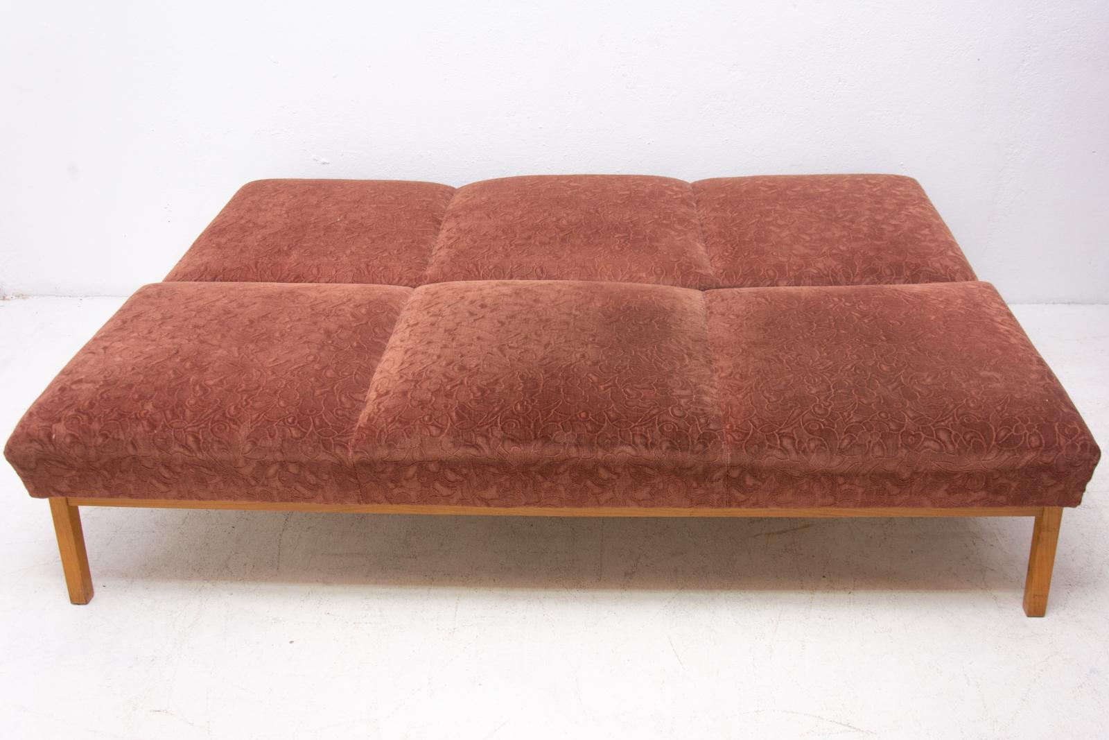 Midcentury Folding Sofa-Bench, 1960s, Czechoslovakia 10