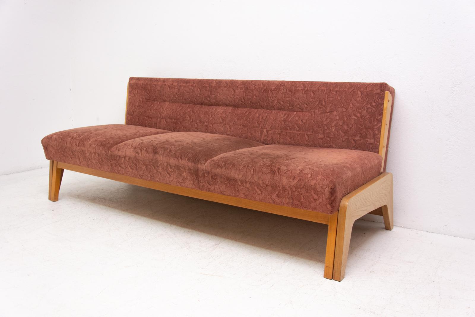 Midcentury Folding Sofa-Bench, 1960s, Czechoslovakia 2