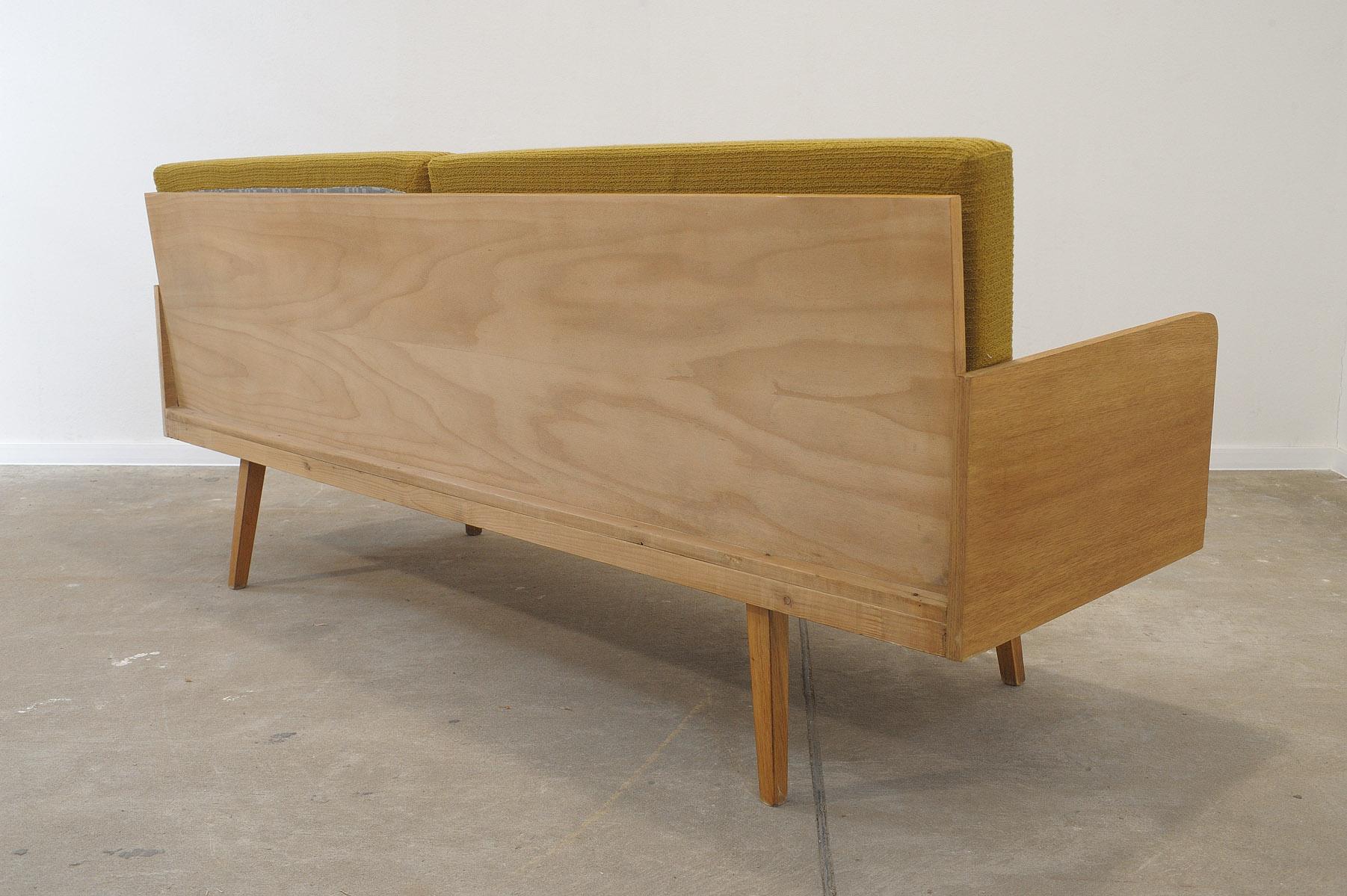  Mid century folding sofa by Interier Praha, 1960´s, Czechoslovakia 11