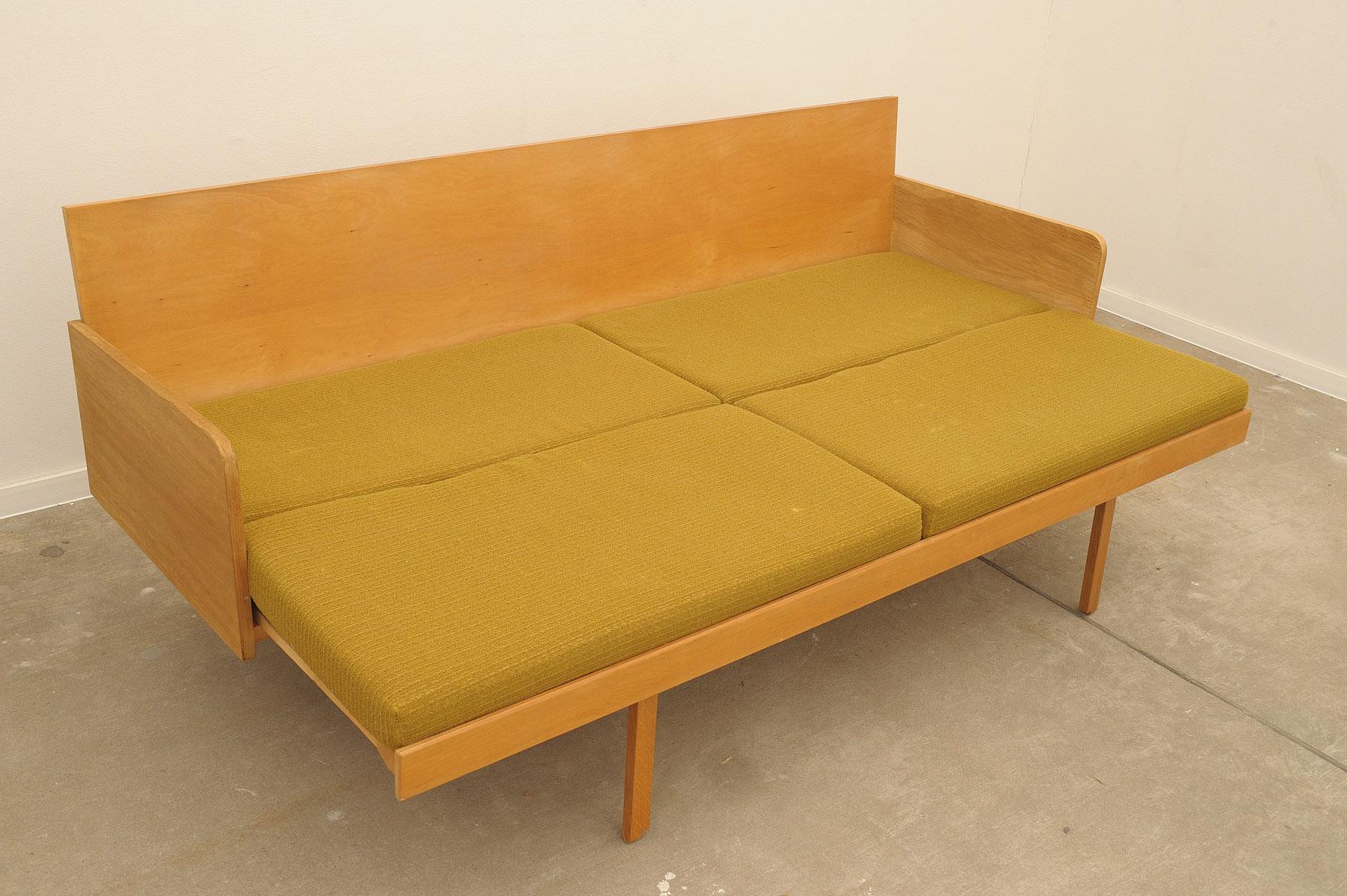  Mid century folding sofa by Interier Praha, 1960´s, Czechoslovakia 2