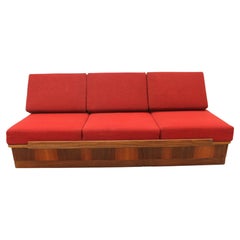 Midcentury Folding Sofa by Mier, 1960s, Czechoslovakia