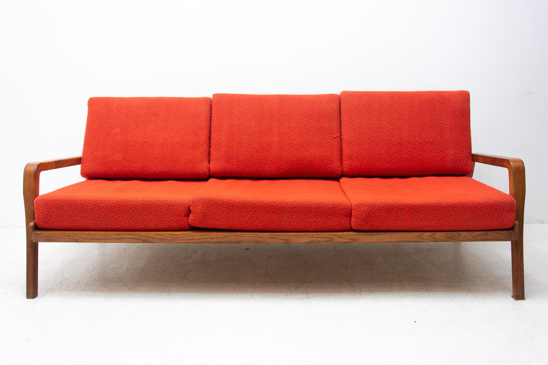 Mid Century Folding Sofa in Scandinavian Style, 1960´s, Czechoslovakia 9