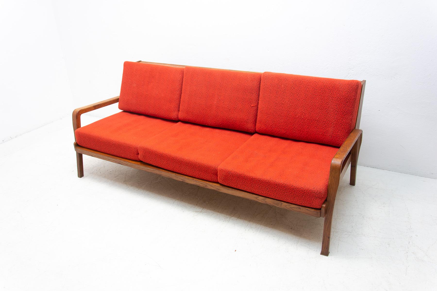 Mid Century Folding Sofa in Scandinavian Style, 1960´s, Czechoslovakia 11