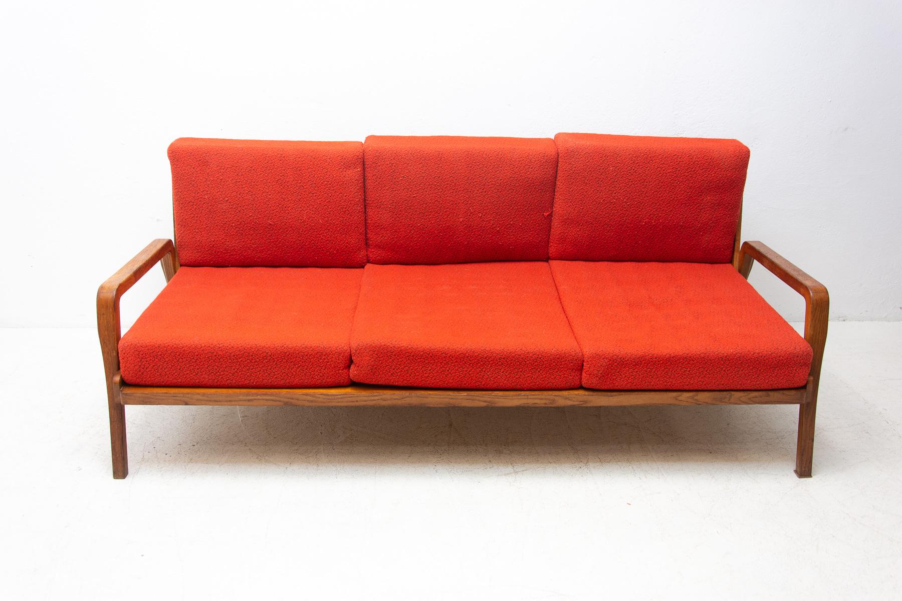 Mid Century Folding Sofa in Scandinavian Style, 1960´s, Czechoslovakia 2
