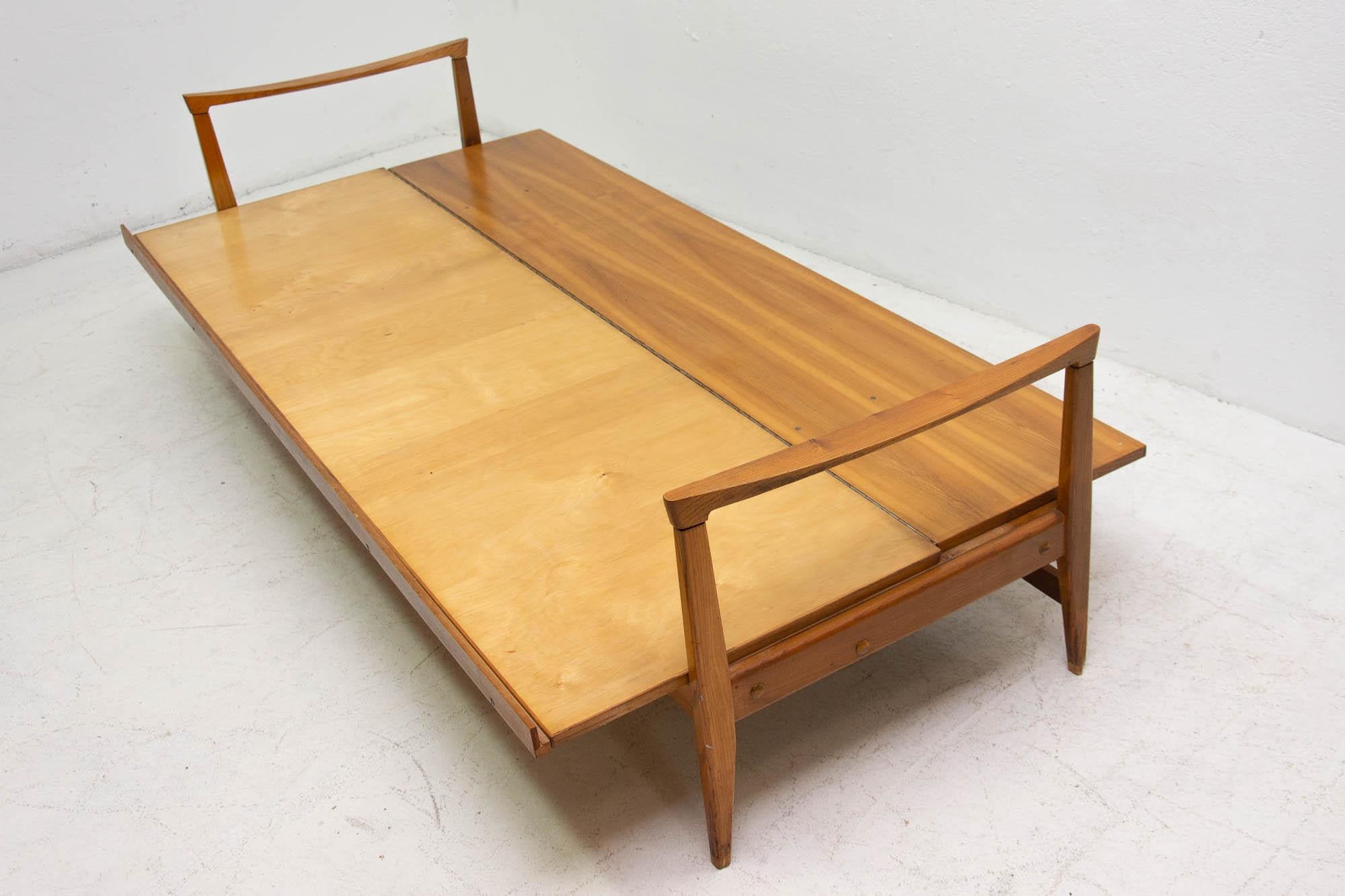 Midcentury Folding Sofa in Scandinavian Style, 1970s, Czechoslovakia 7