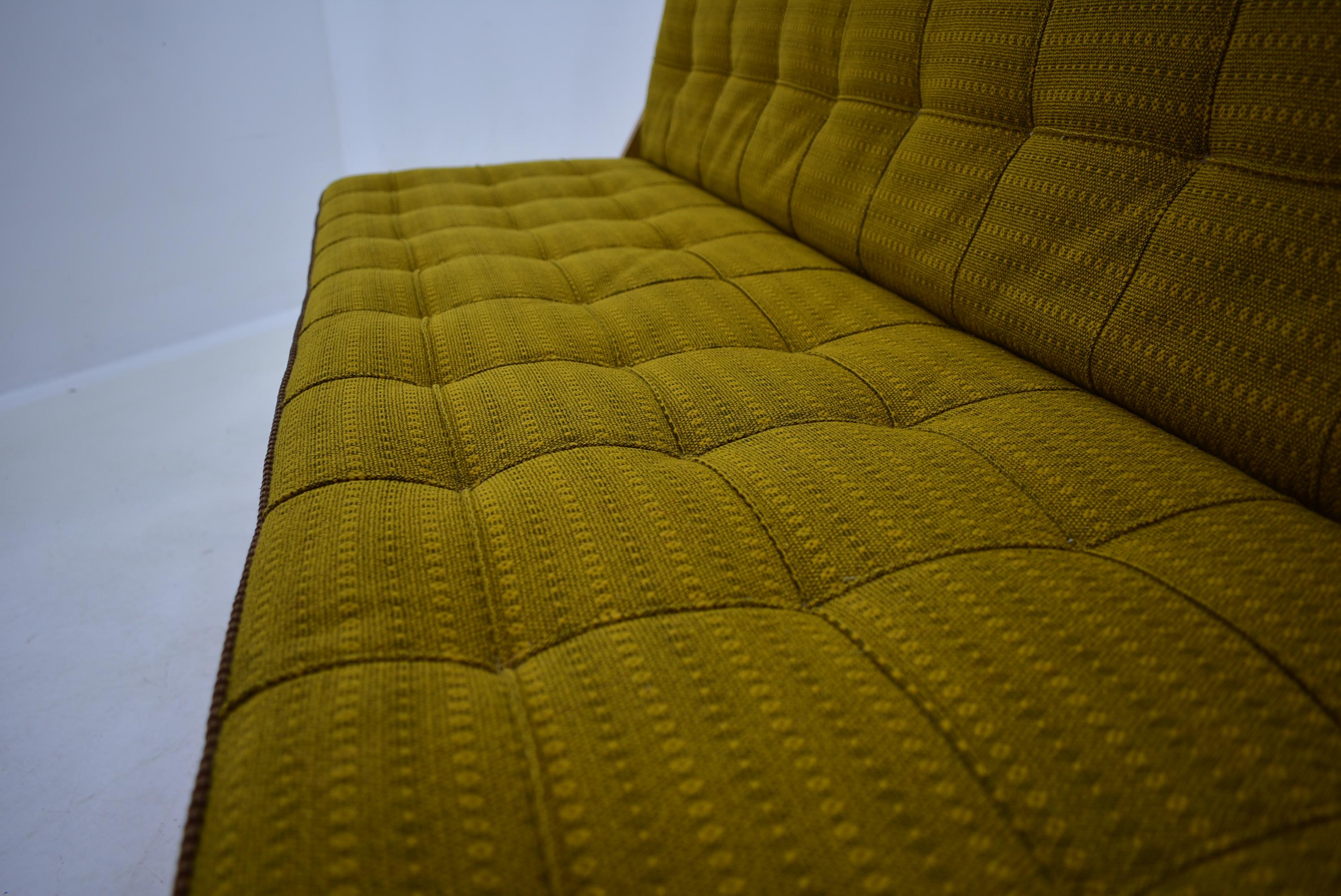 Fabric Mid-Century Folding Sofa or Daybed, 1960's