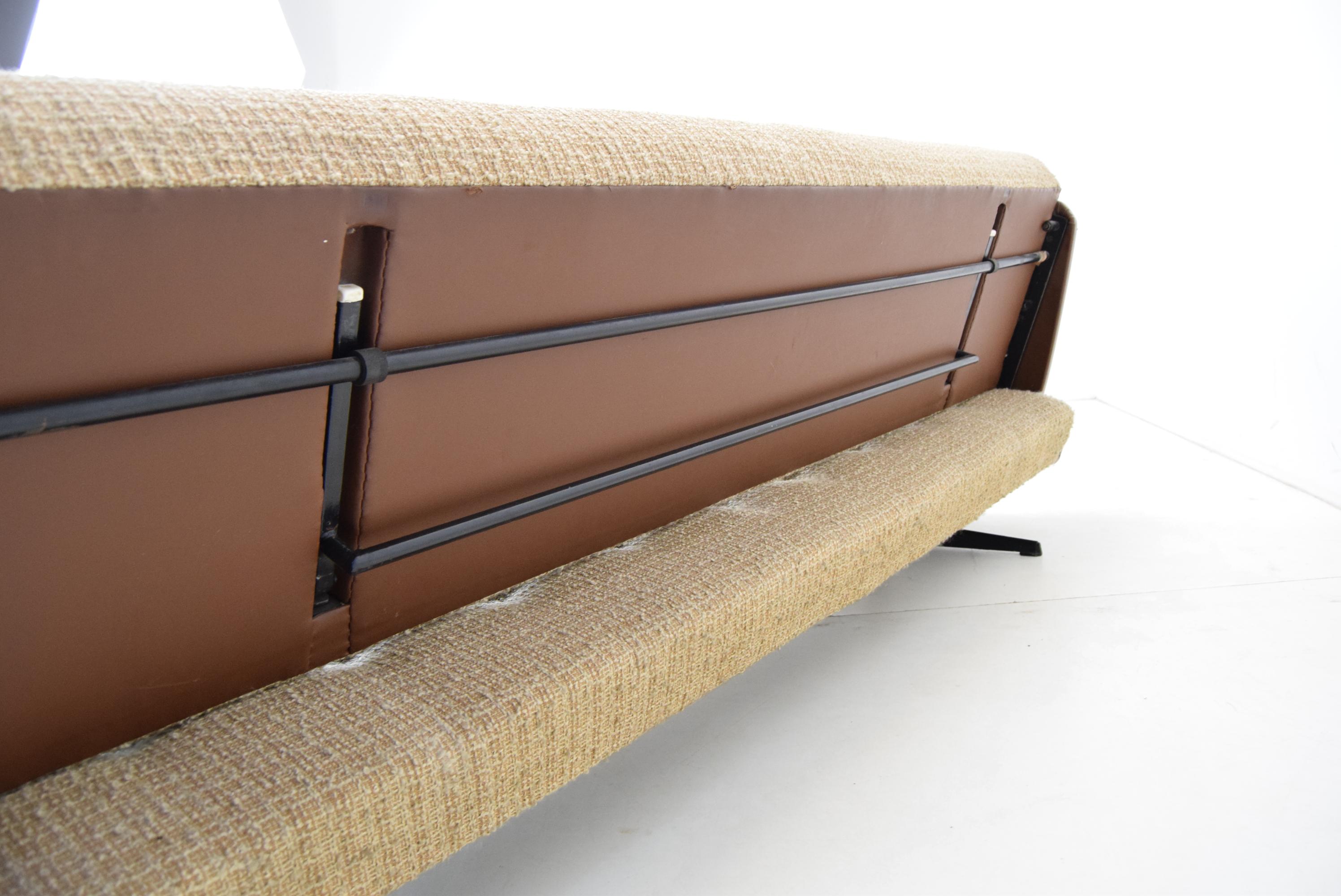 Metal Mid-Century Folding Sofa or Daybed, 1970's For Sale