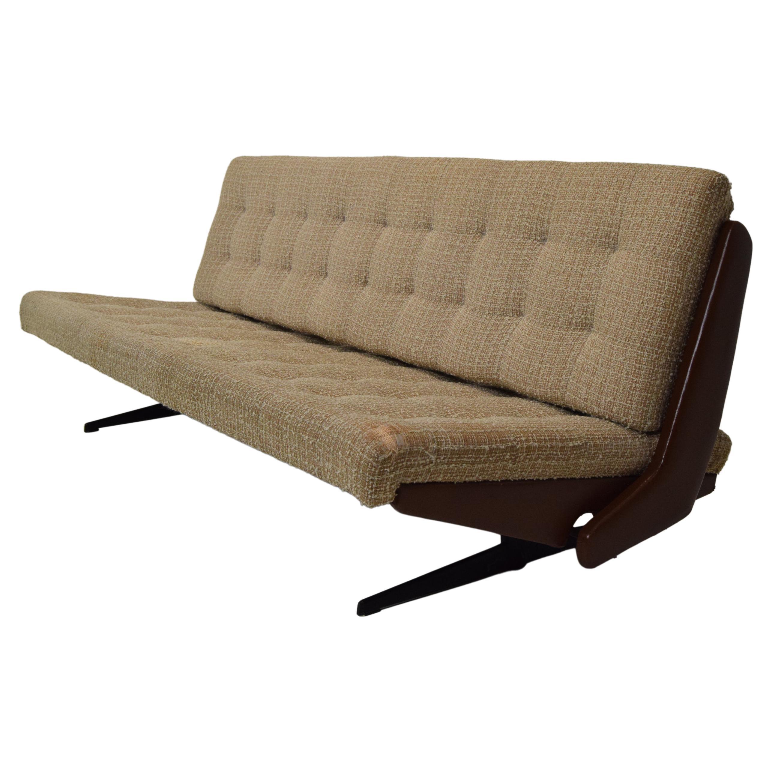 Klappbares Sofa oder Daybed aus der Mitte des Jahrhunderts, 1970er Jahre